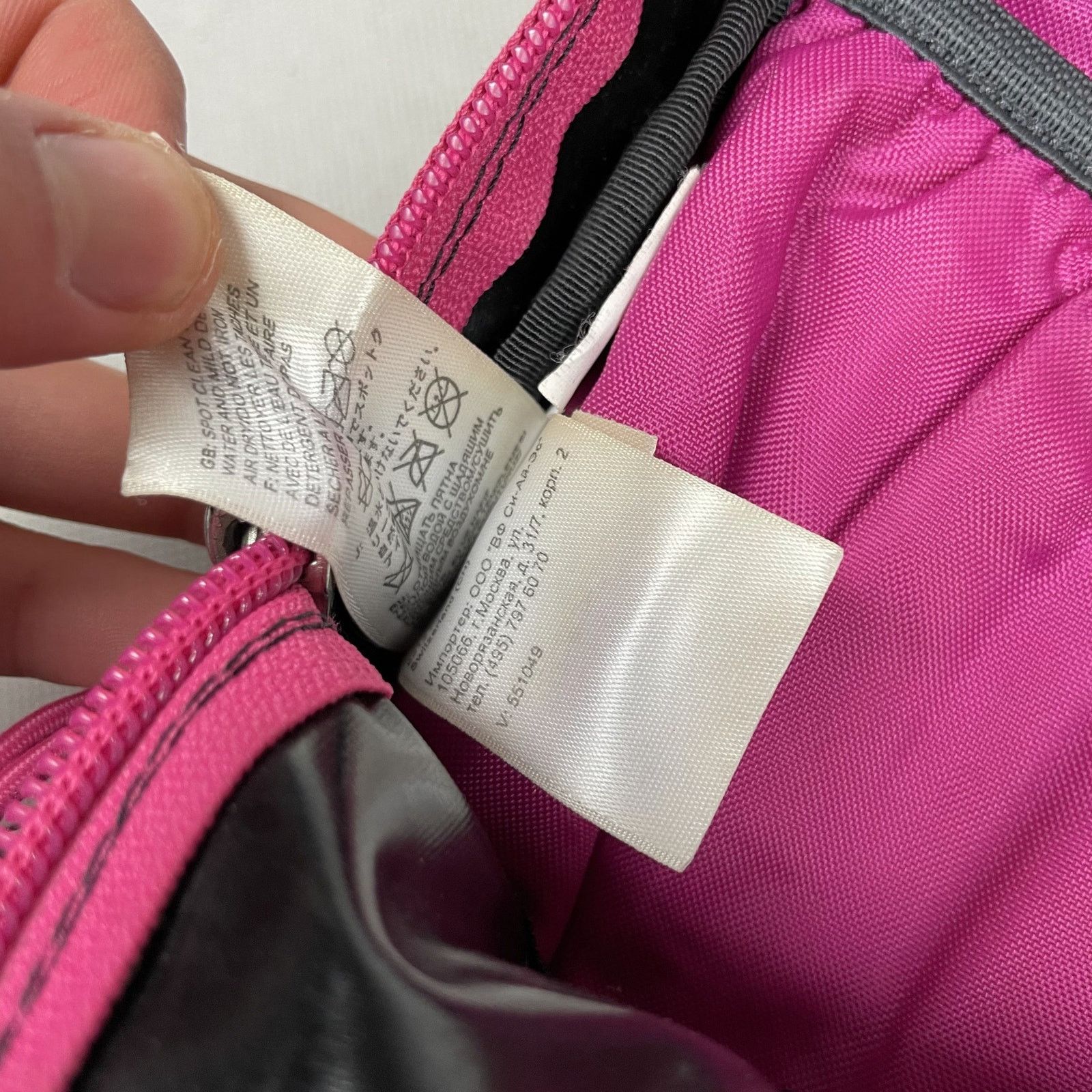 The North Face The North Face Hot Pepper Womens Black Pink Outdoor Backpack Size ONE SIZE - 16 Thumbnail