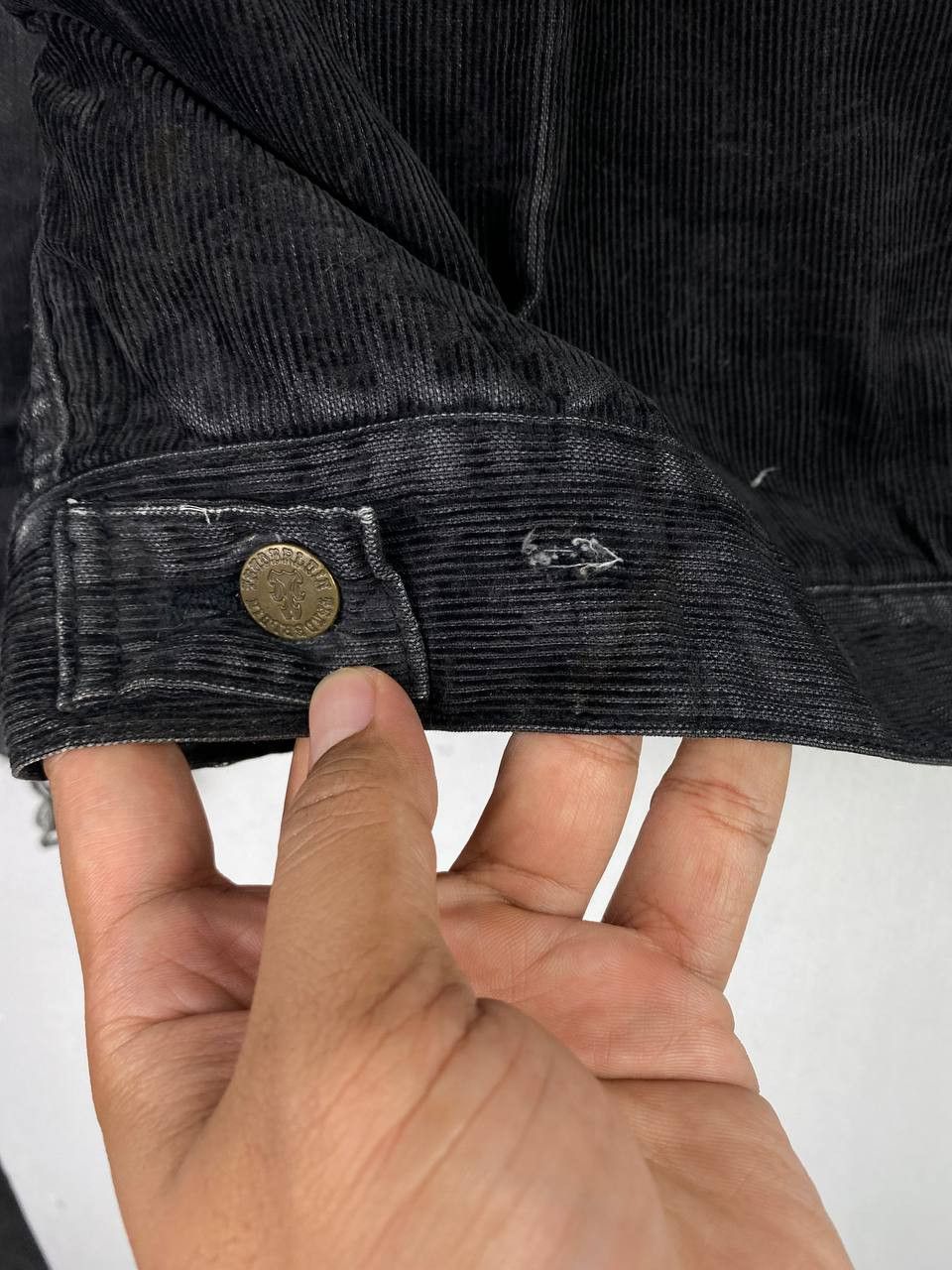 Japanese Brand tenderloin japanese brands corduroy denim jacket distressed Size US L / EU 52-54 / 3 - 15 Thumbnail