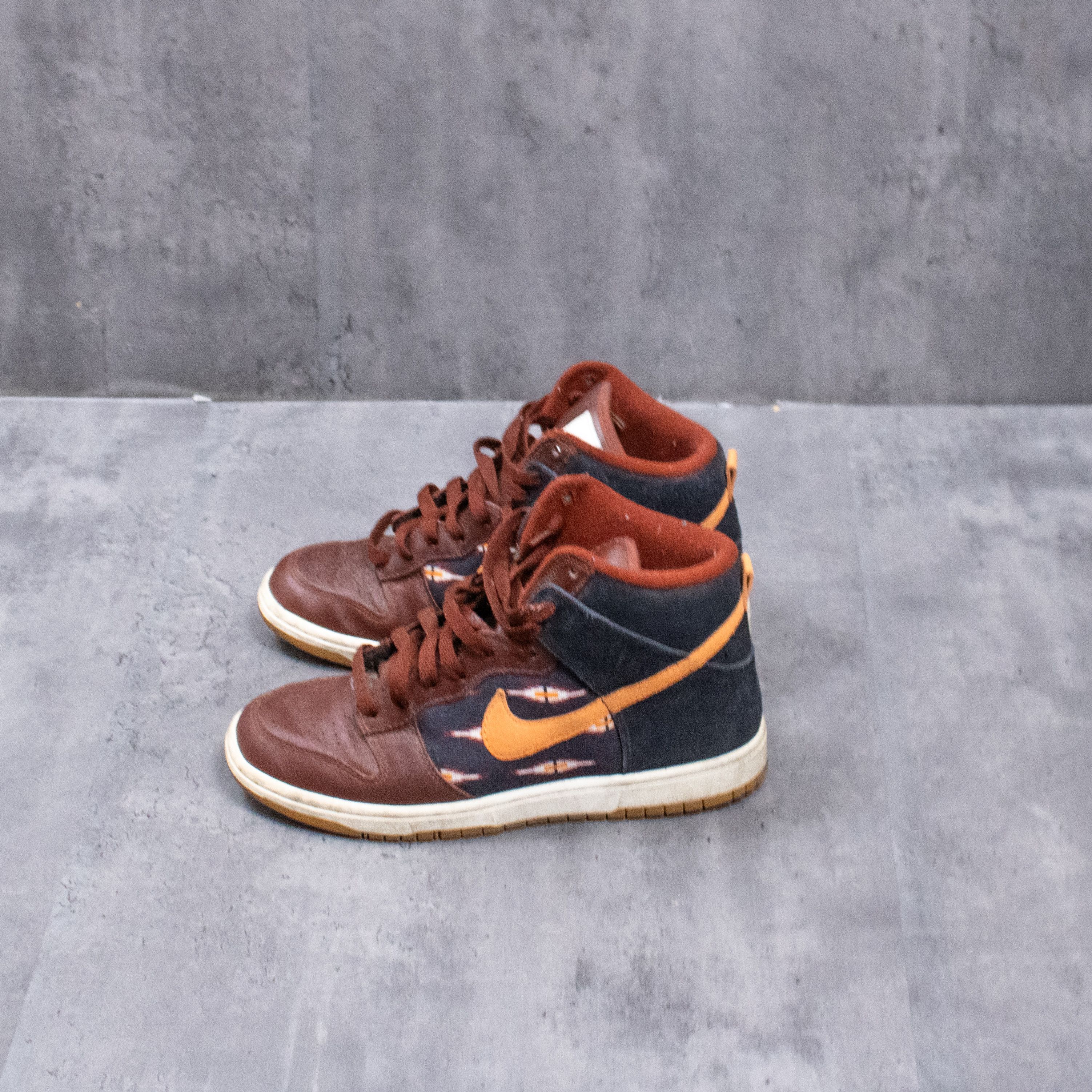 Nike Y2K 2011 Nike Aztex Dunk Hi Skinny Sneakers Shoes Size US 7.5 / IT 37.5 - 3 Thumbnail