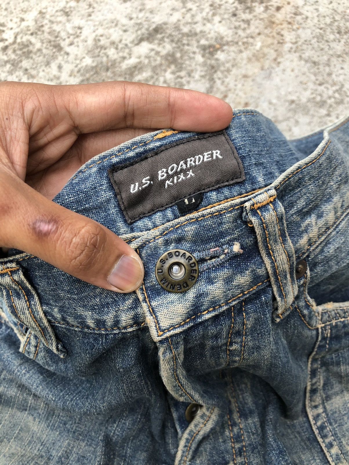 Hypebeast BORO RUSTY DENIM BY US BOARDER DENIM Size US 33 - 4 Thumbnail