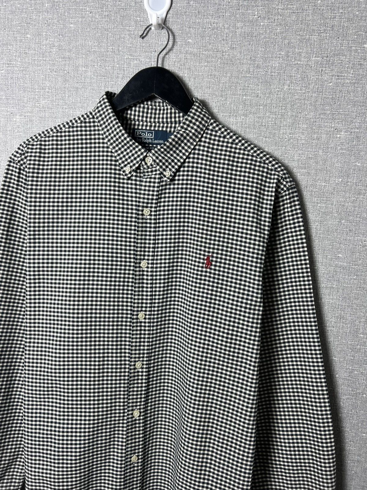 Polo Ralph Lauren Vintage Polo Ralph Lauren Checkered Long Sleeve Button Shirt Size US XL / EU 56 / 4 - 2 Thumbnail