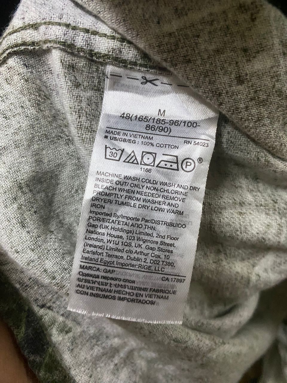 Gap Gap camo button up shirt Size US M / EU 48-50 / 2 - 4 Thumbnail