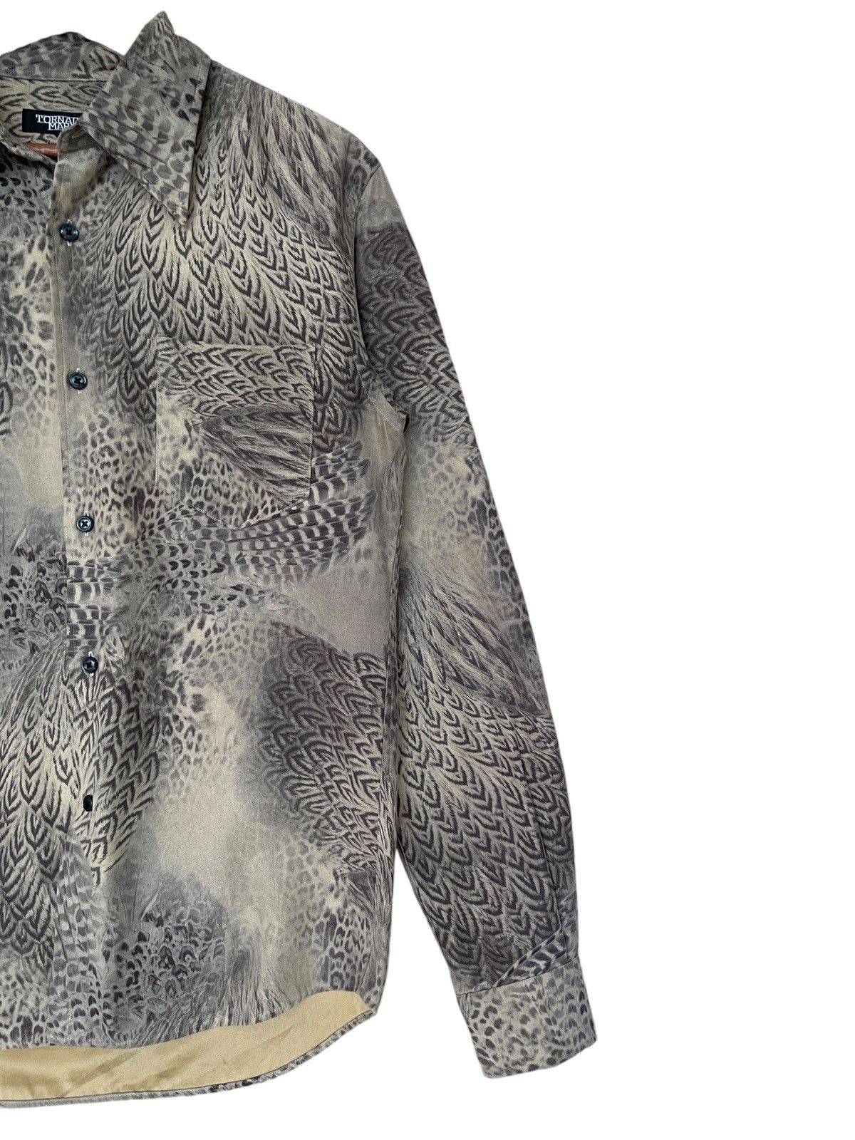 Tornado Mart Vintage Brand Tornado Mart Leopard Shirt 1990s Size US L / EU 52-54 / 3 - 4 Thumbnail