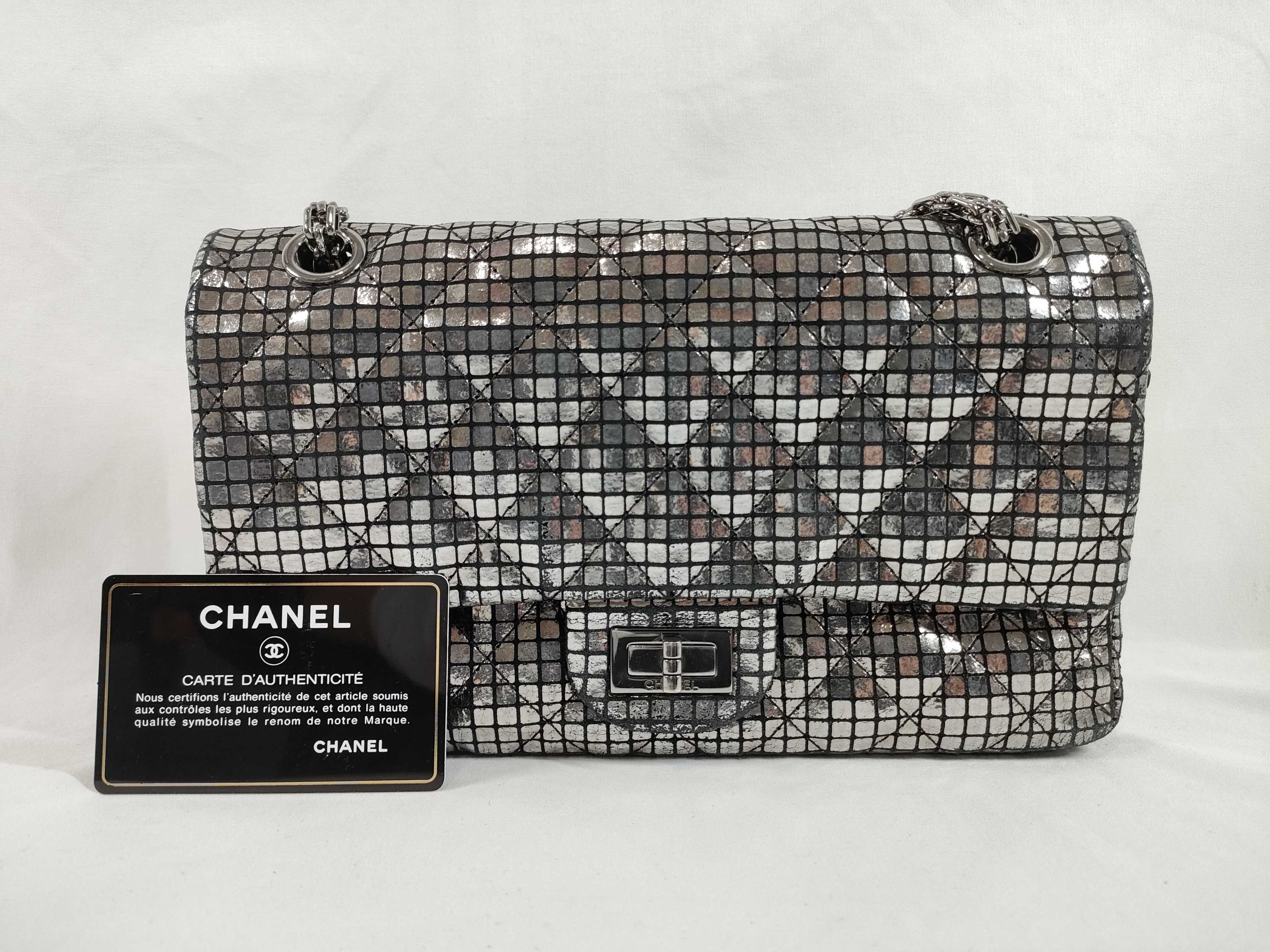 Chanel Chanel Mirror Reissue 2.55 Flap Bag Quilted Suede with Calfskin Size ONE SIZE - 1 Thumbnail