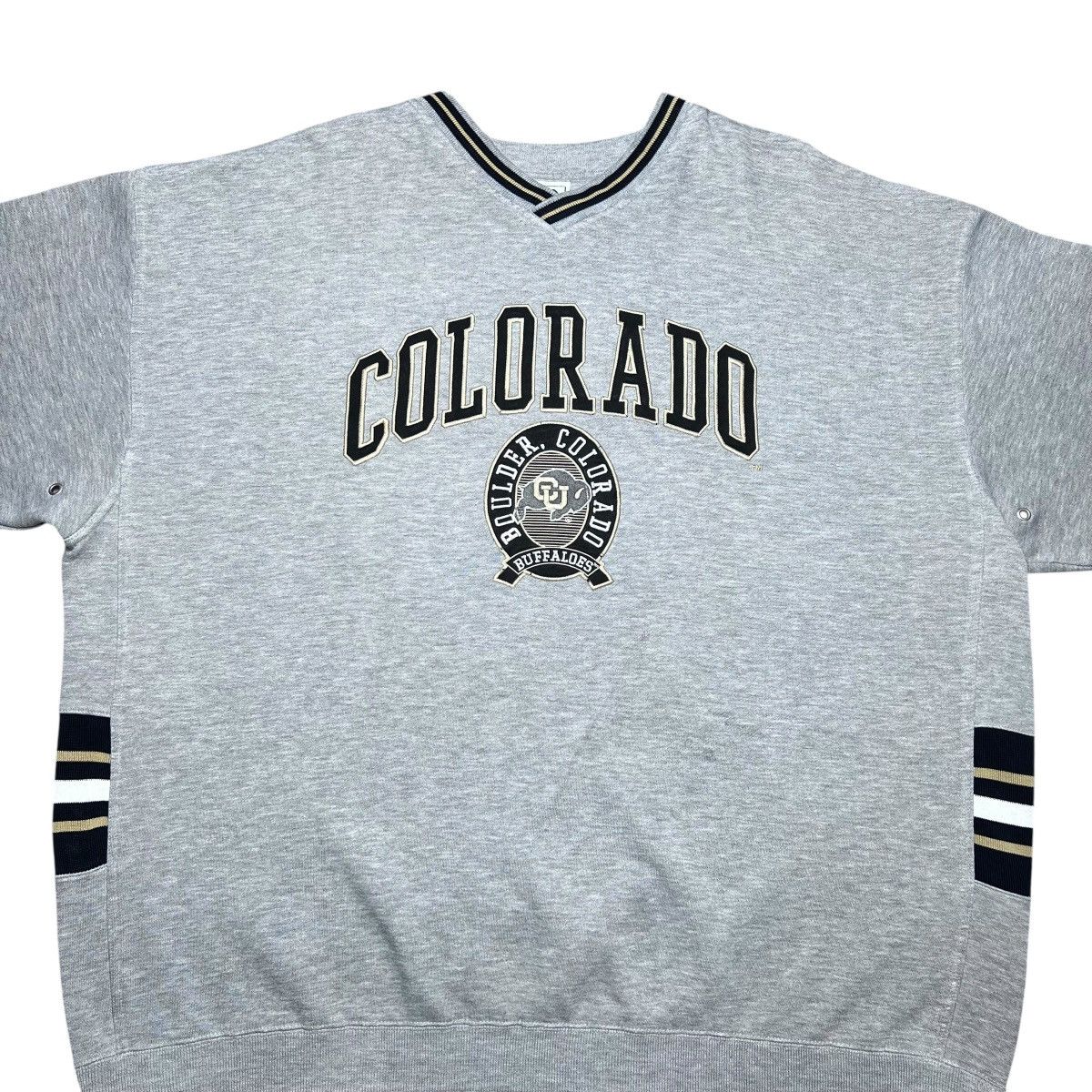 NCAA 90s NCAA Colorado Buffaloes Lee Sport Embroidered Sweatshirt Size US XXL / EU 58 / 5 - 4 Thumbnail