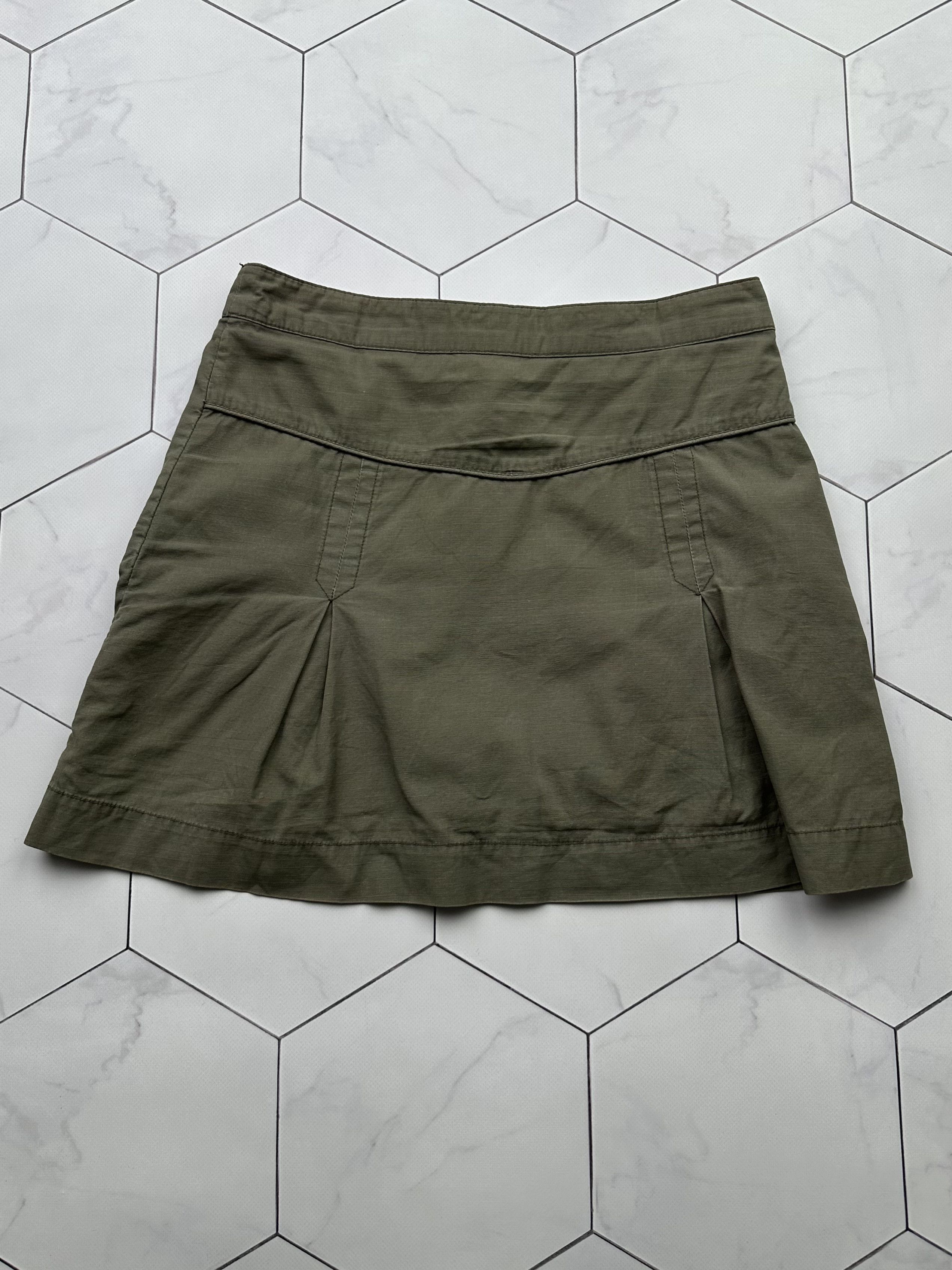 Japanese Brand Vintage Cargo Mini Skirt (B434)D15E2 Size 28" / US 6 / IT 42 - 5 Thumbnail