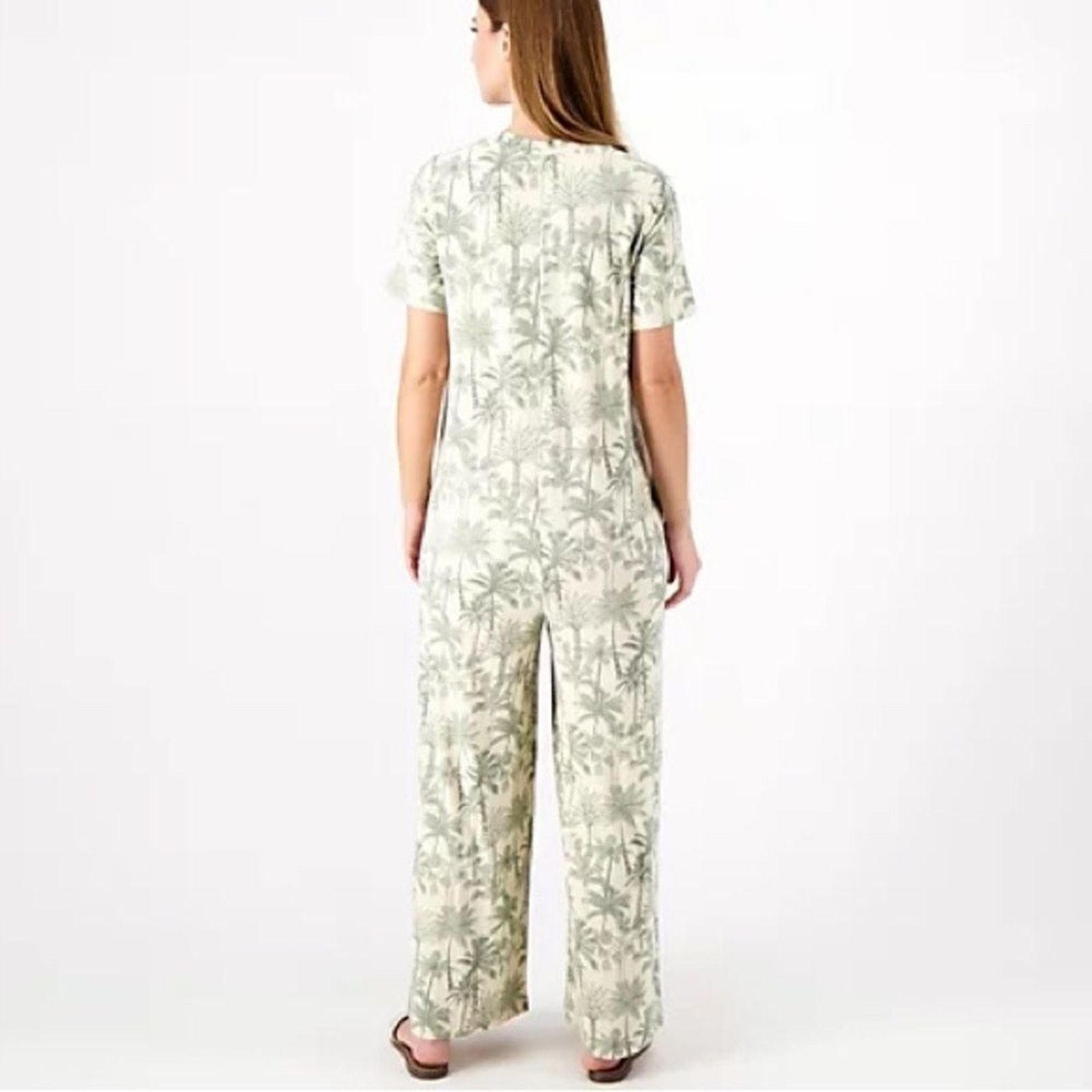 LVC Bumblebella Women’s sz M Dreamy Jersey Wide Leg NEW # G546 Size 32" / US 10 / IT 46 - 2 Thumbnail