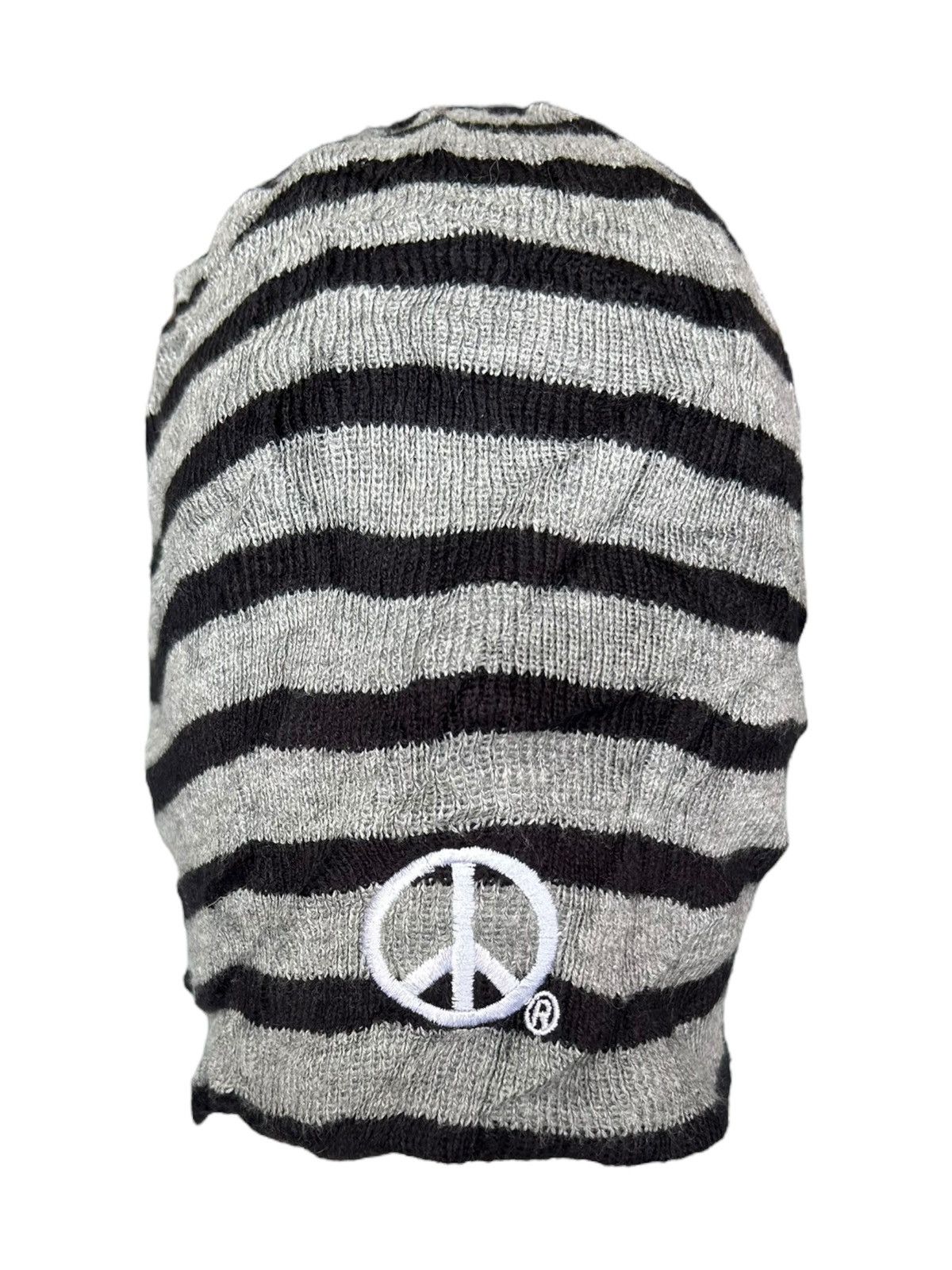 Japanese Brand × Kapital × Vintage Peace Reversible Punk Rock Style big Beanie Hats ☠️☠️ Size ONE SIZE - 2 Thumbnail