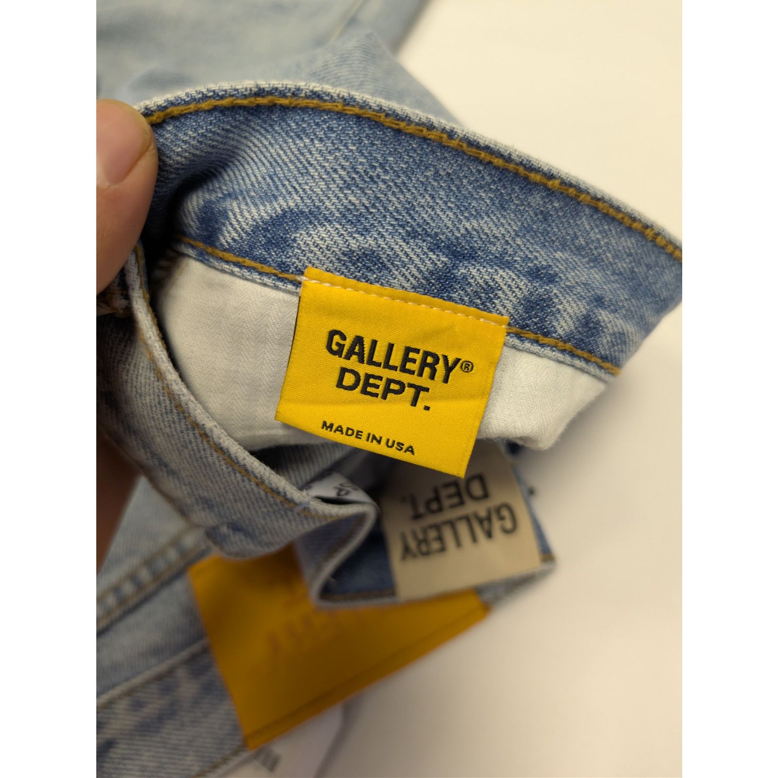 Gallery Dept. o1rshd1 Size: 38W x 32L / La Flare Denim Jeans Indigo Blue Size US 38 / EU 54 - 21 Thumbnail