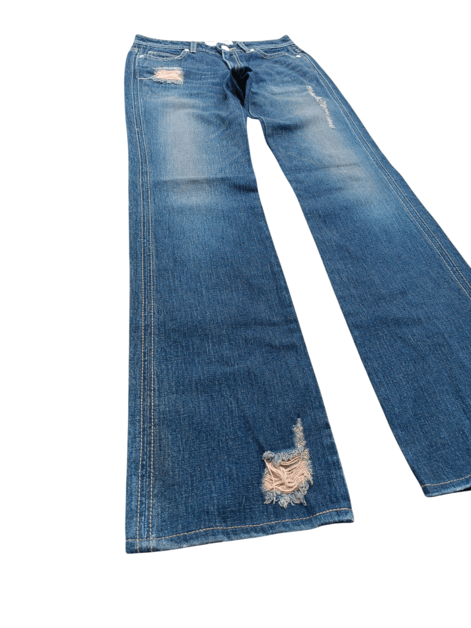 Japanese Brand FYE FLARED 🔥 BETTY SMITH DISTRESSED BOOT CUT DENIM Size US 28 / EU 44 - 2 Thumbnail
