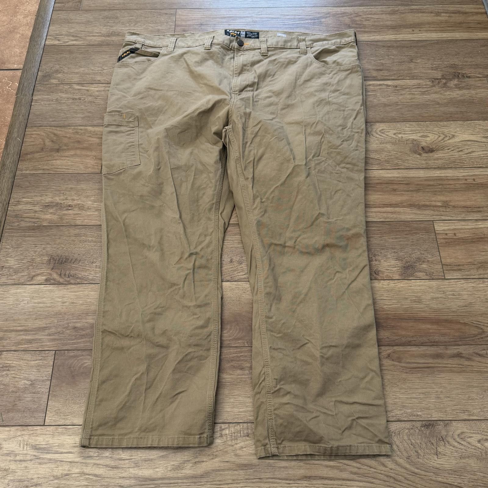 Ariat Ariat Rebar M4 Relaxed Straight Field Khaki Work Pants Size US 44 / EU 60 - 7 Thumbnail
