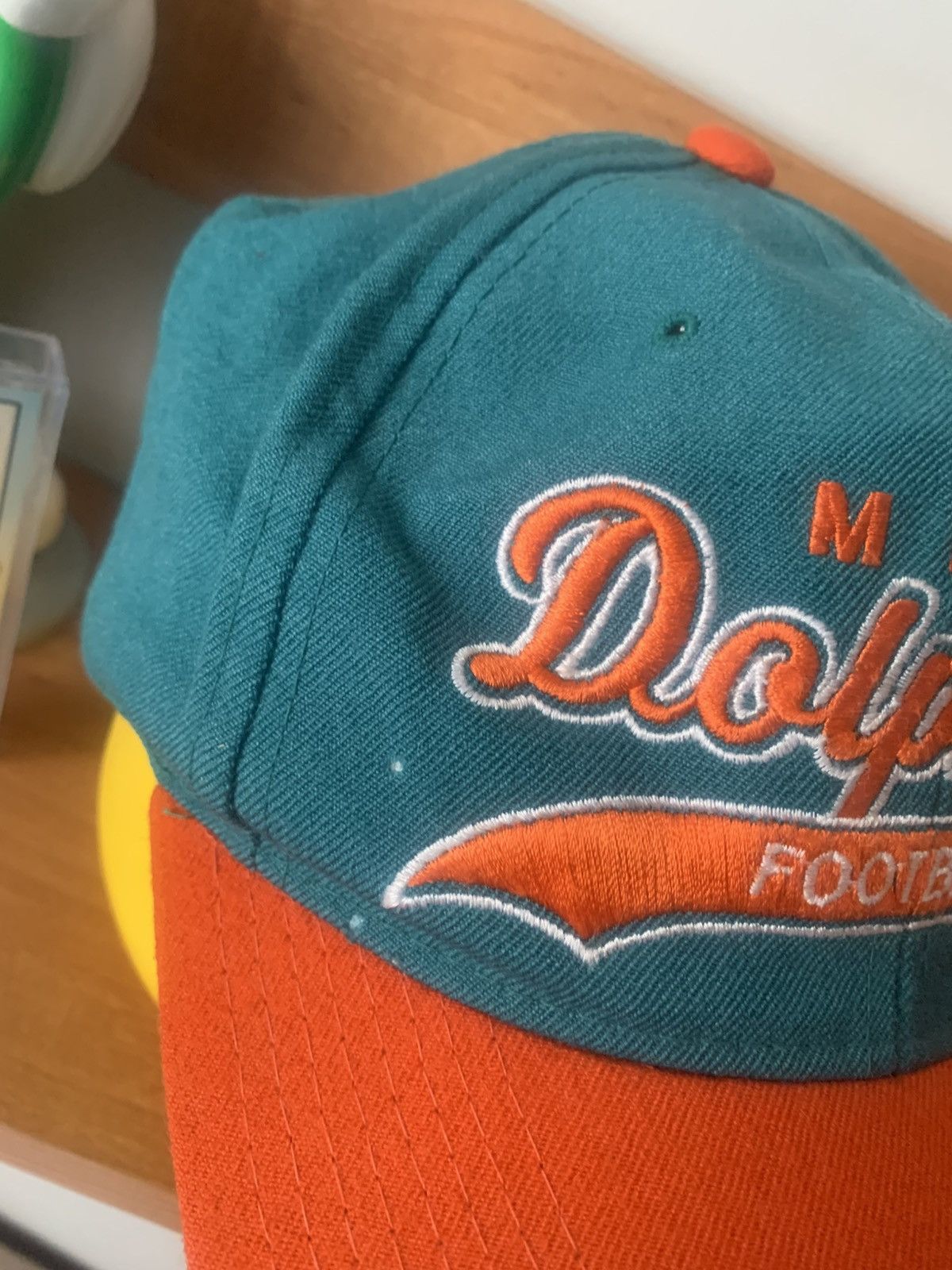 NFL × Starter × Vintage 90s Vintage NFL Starter Miami Dolphins The Natural Hat Size ONE SIZE - 3 Thumbnail