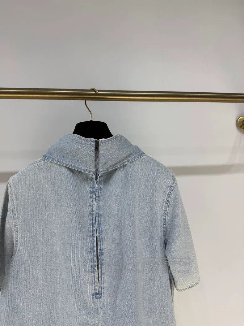 Chanel Chanel 20P Denim Laced Short Sleeve Size XXS / US 00 / IT 34 - 3 Thumbnail