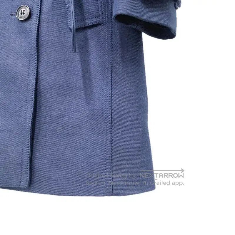 Burberry Burberry Deep Blue Cotton Women's Trench Coat. Size XS / US 0-2 / IT 36-38 - 5 Thumbnail