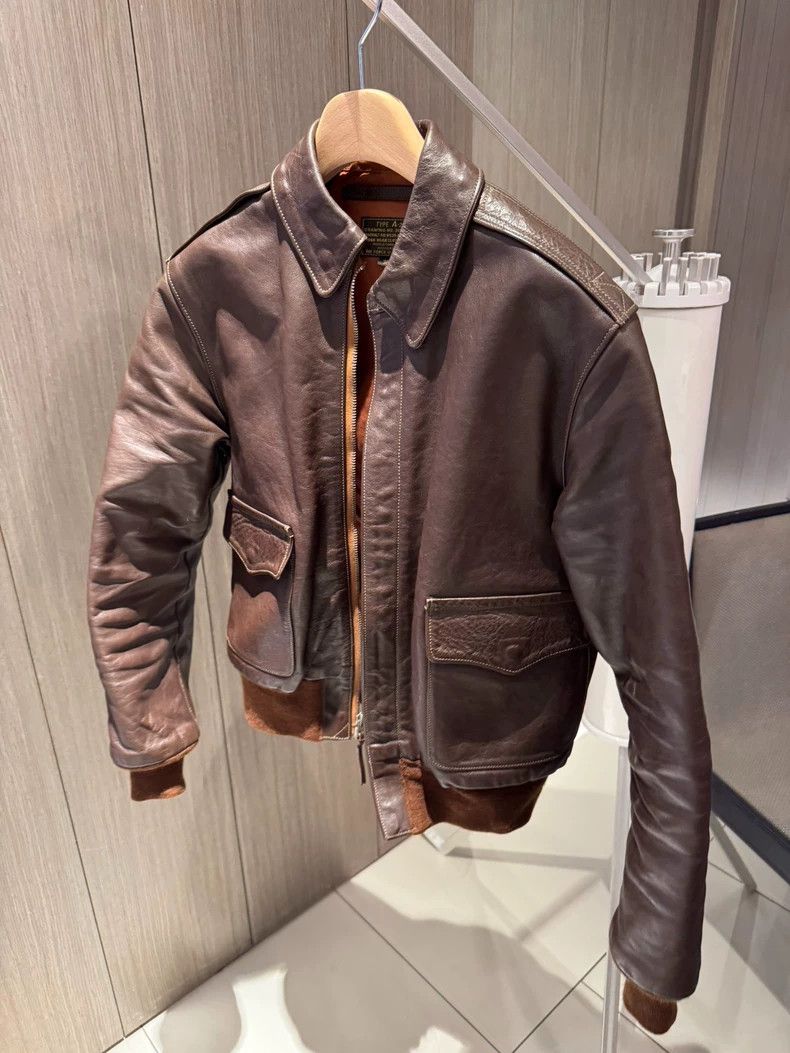 The Real McCoy's The Real McCoys Sise36 the toys mccoy Horsehide Leather A-2 Size US M / EU 48-50 / 2 - 1 Thumbnail