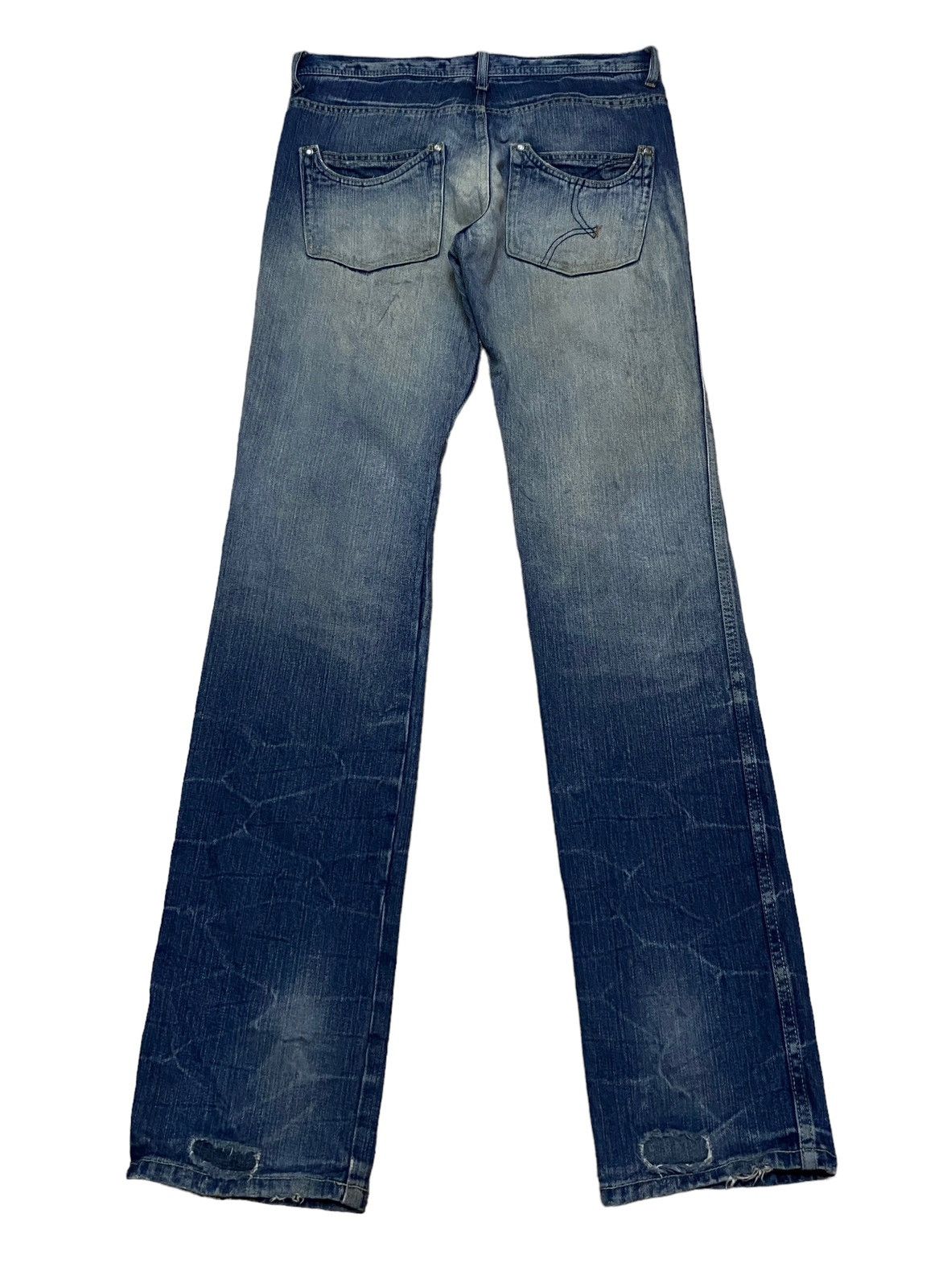 If Six Was Nine × Japanese Brand Very Rare Design Vintage Brand Icon Distressed Jeans 2000s Size US 31 - 2 Thumbnail