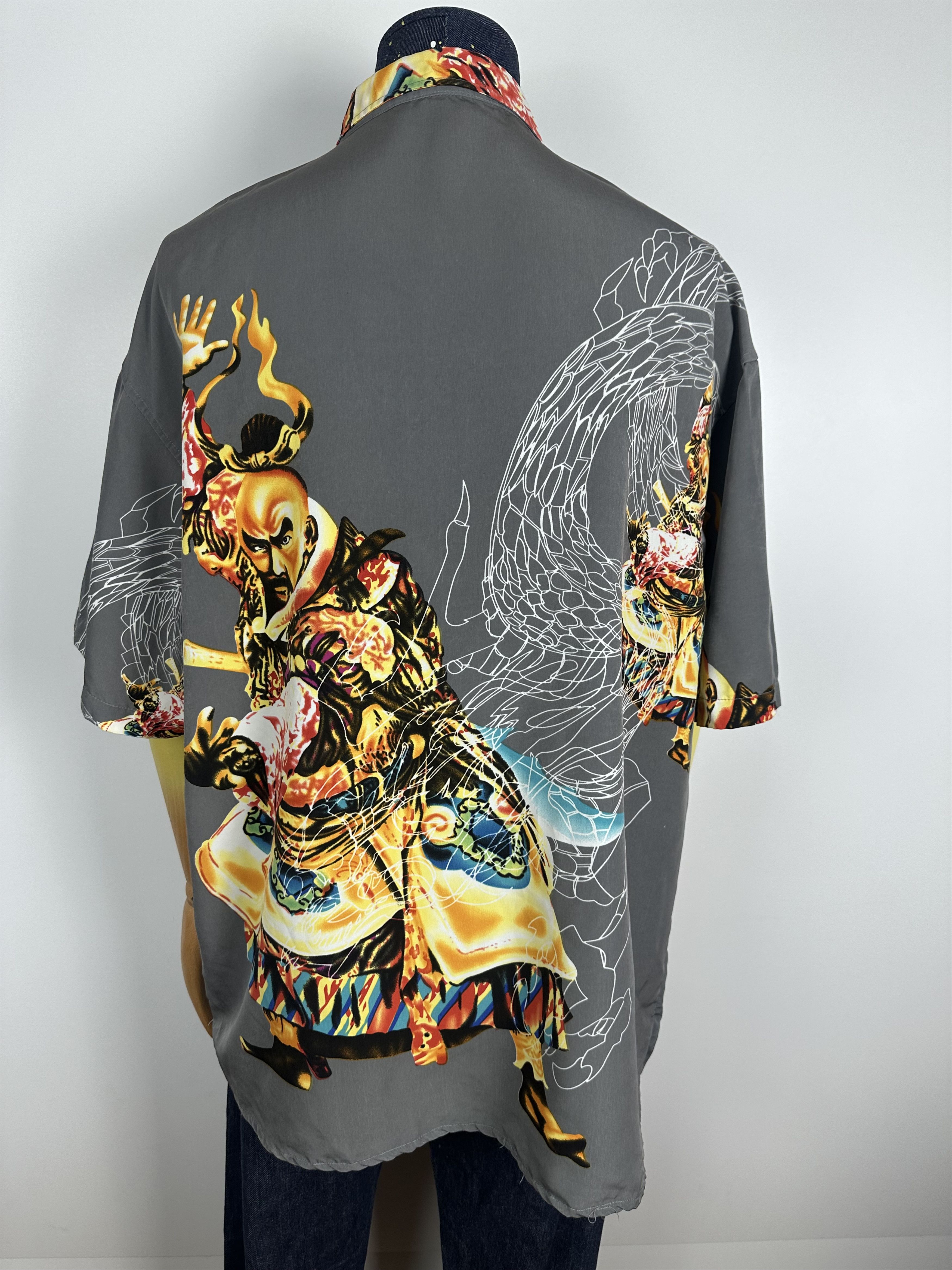 Vintage Dragon Vintage Button down Shirt Oxyzone 90s oversized Size US XL / EU 56 / 4 - 5 Thumbnail