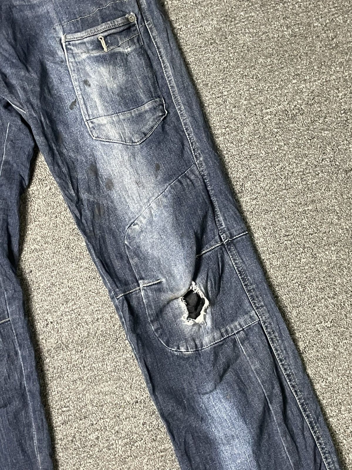 Japanese Brand × Vintage Japanese Brand Multi pocket Cargo Jeans (83) Size US 32 / EU 48 - 3 Thumbnail