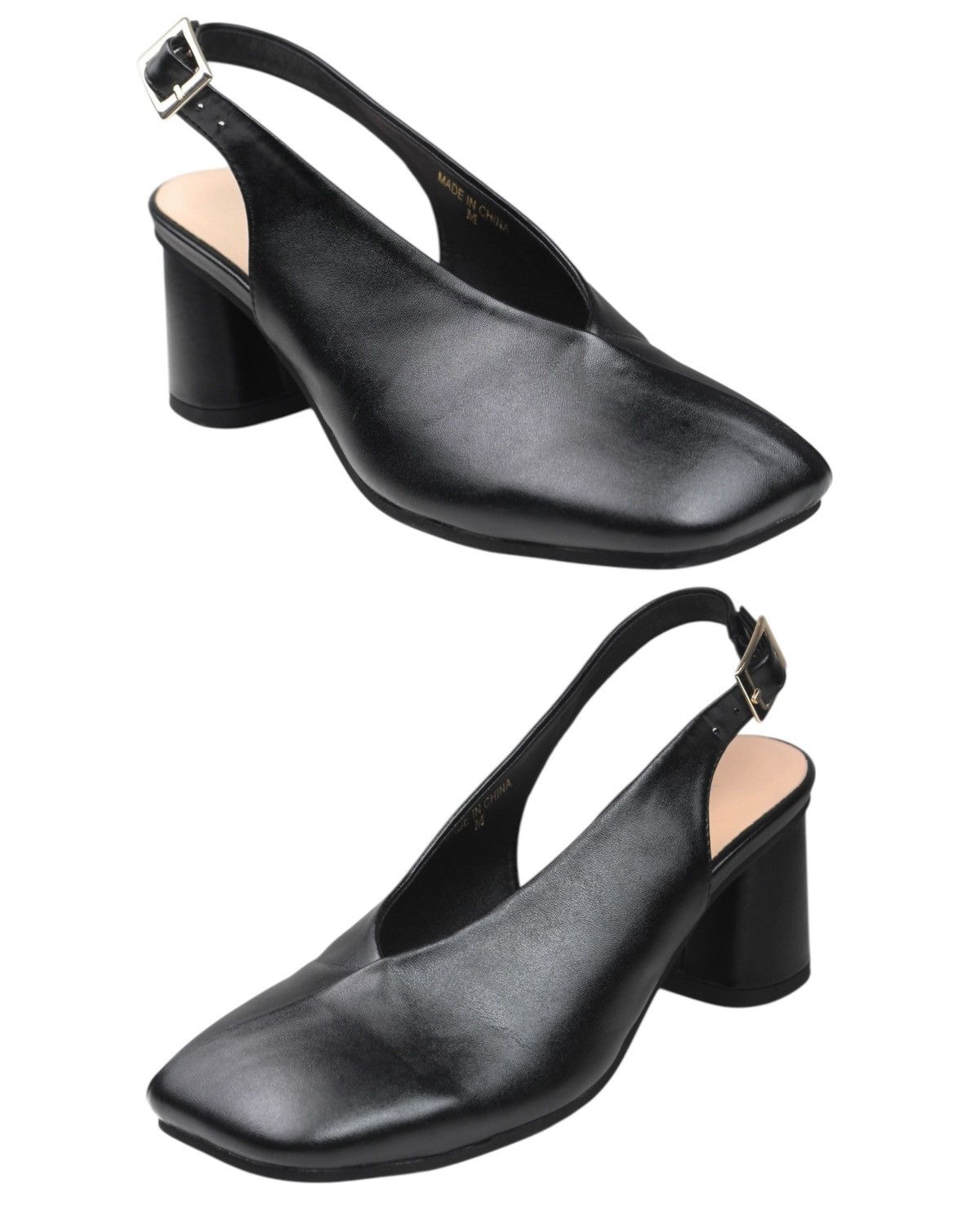 Japanese Brand SS2025 LEPSIM SQUARE TOE HEEL PUMPS Size US 8 / IT 38 - 2 Thumbnail