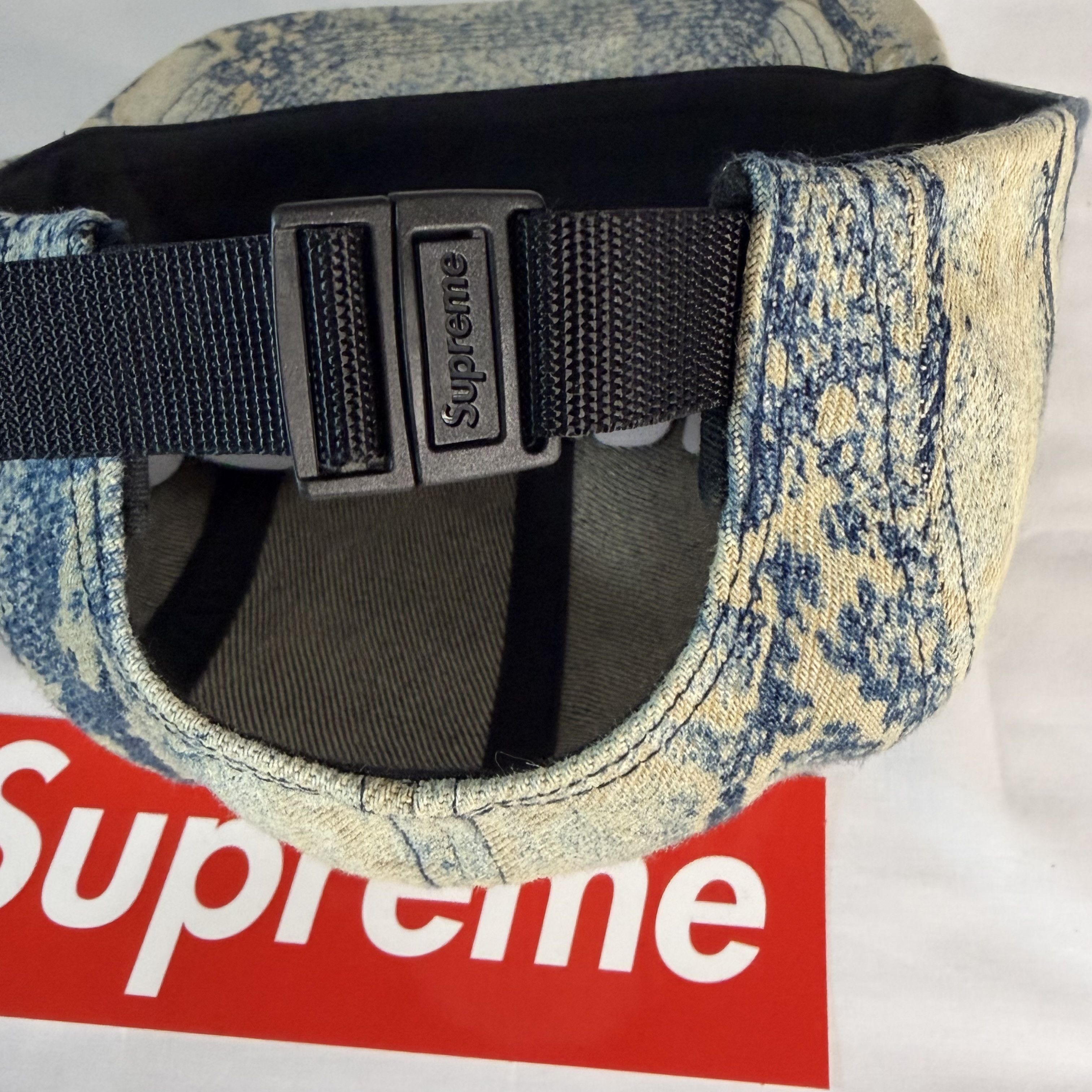 Supreme Denim Camp Cap Snake Color Way FW24 Size ONE SIZE - 7 Thumbnail