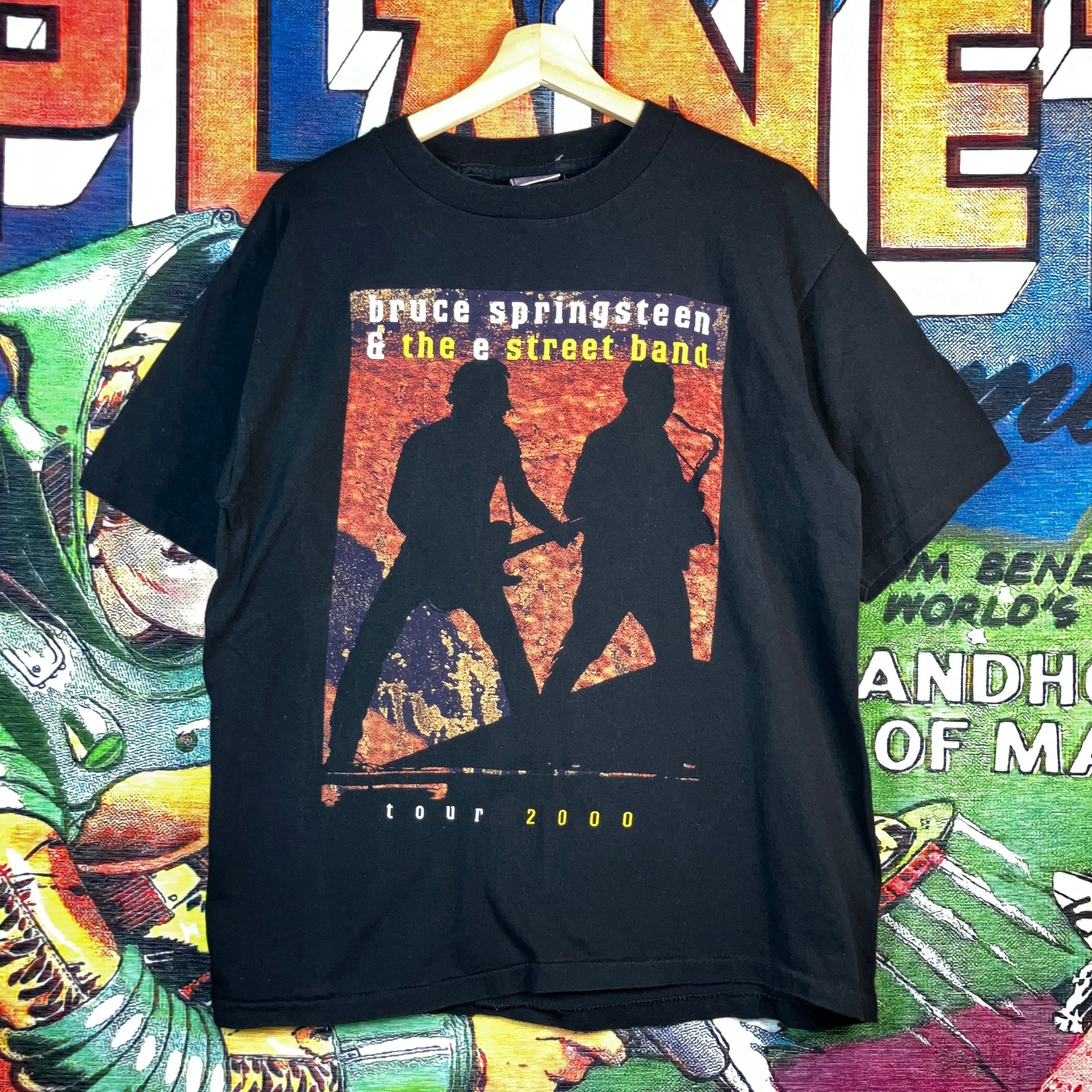 Vintage Vintage Y2K 2000 Bruce Springsteen Tour Tee Size Large Size US L / EU 52-54 / 3 - 1 Thumbnail