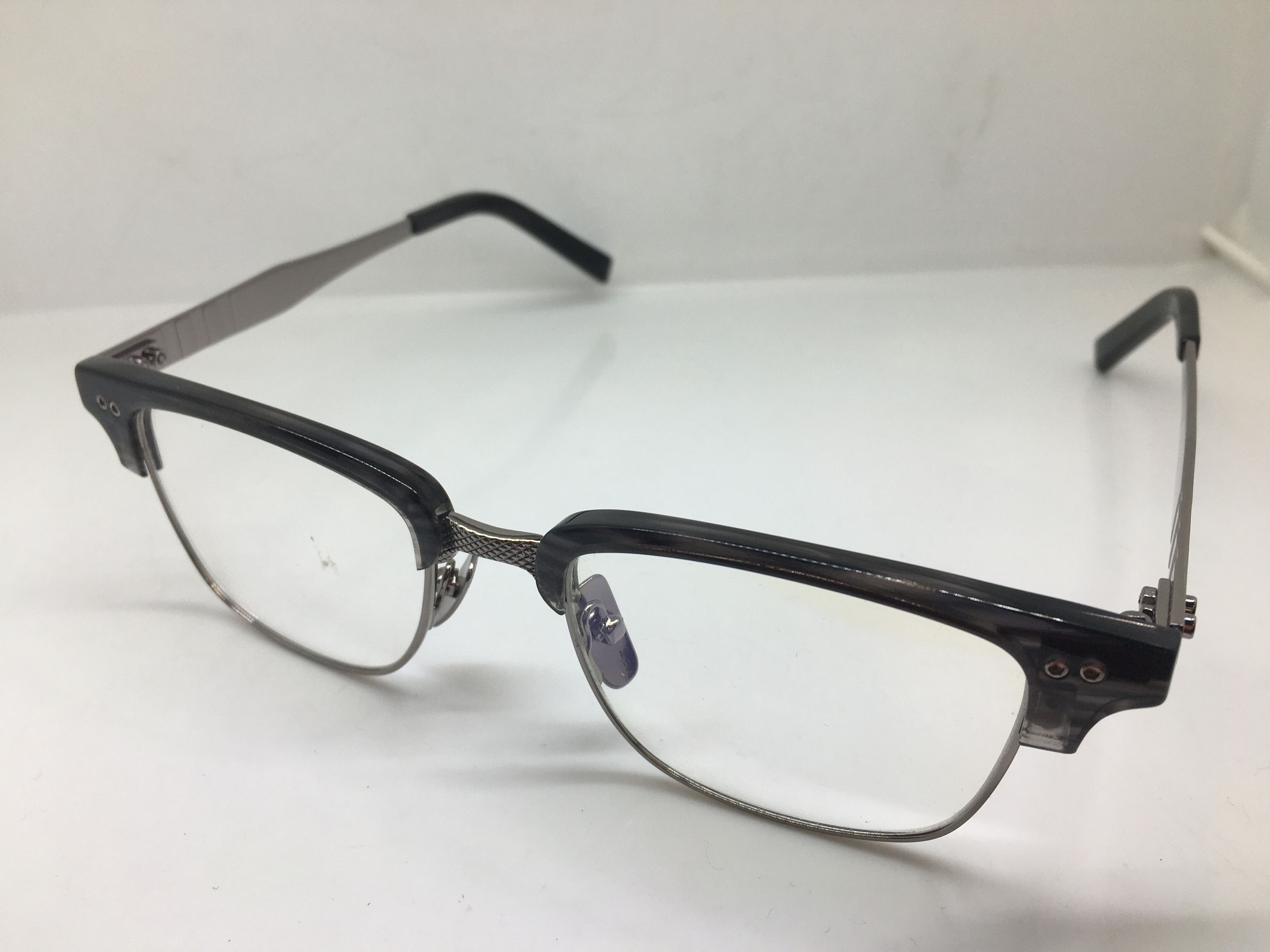 Other Mod Malcolm X Grey Silver Eyeglasses Frame Size ONE SIZE - 3 Thumbnail