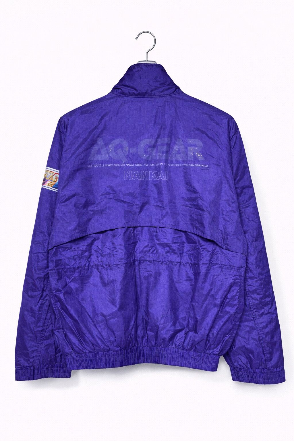 Japanese Brand Vintage NANKAI Motorcycle Racing Jacket Purple Windbreaker Size US L / EU 52-54 / 3 - 2 Thumbnail