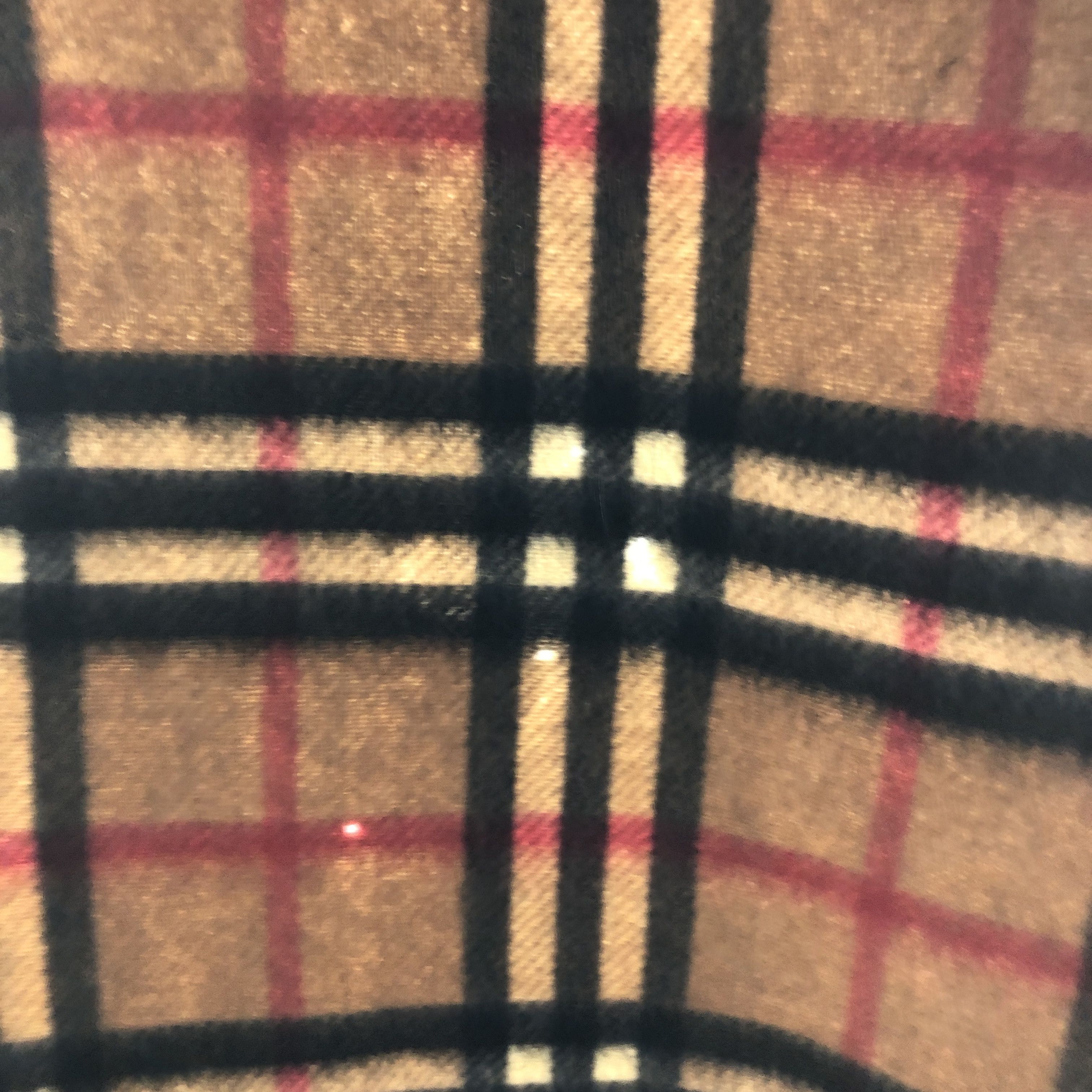 Burberry Burberrys Nova Check Tan Cashmere Scarf Muffler V2615 Size ONE SIZE - 7 Thumbnail