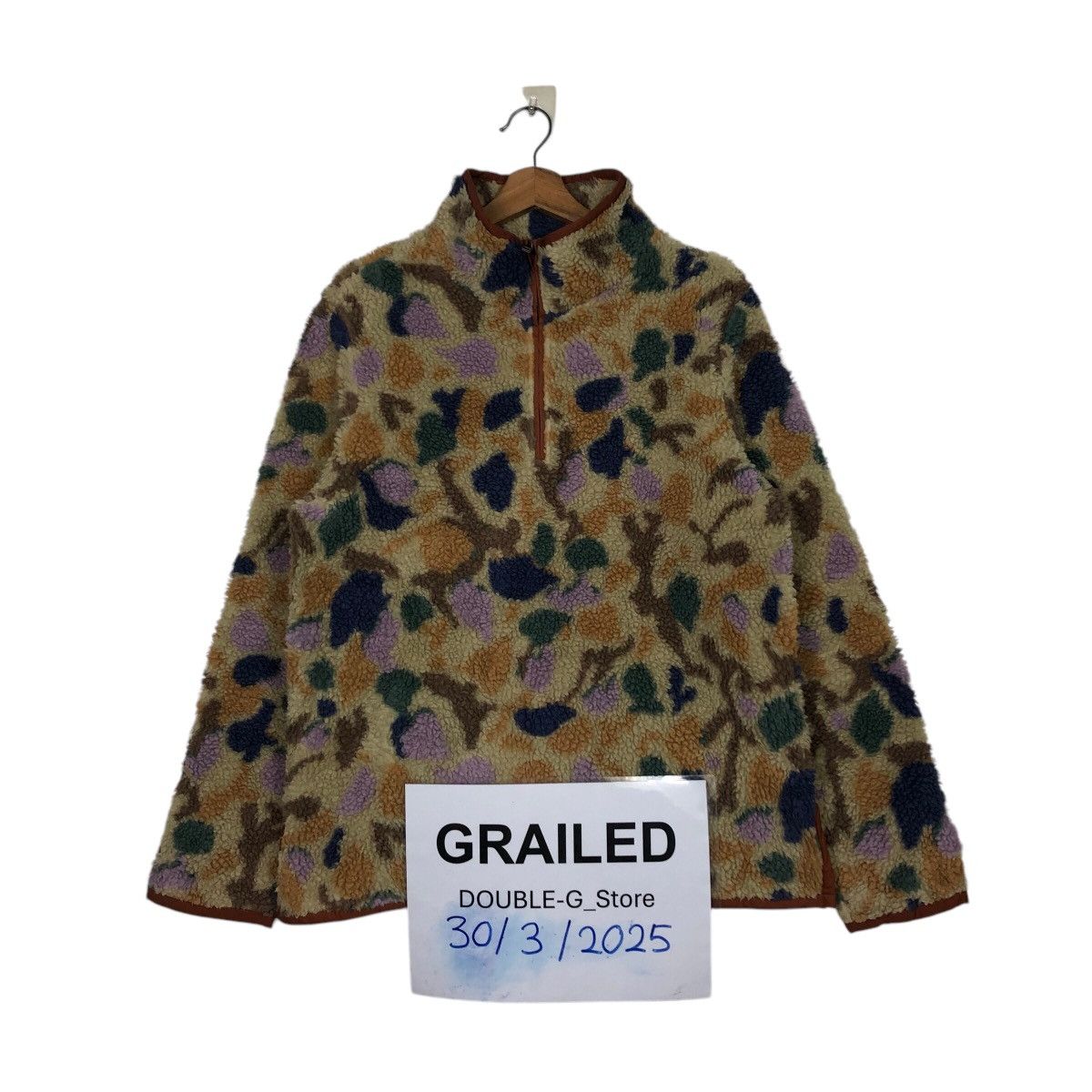 Japanese Brand × Vintage 📌Vintage Half Zipper Fleece Jacket Bean Singnature Size US M / EU 48-50 / 2 - 1 Thumbnail
