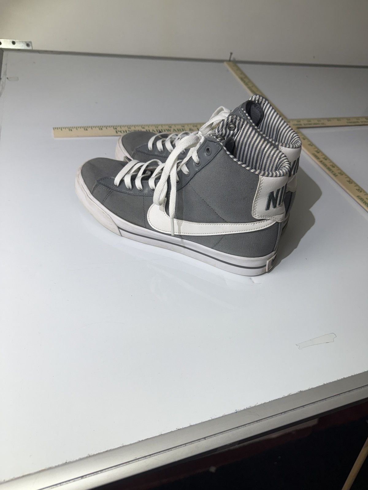 Nike Nike Blazer Mid 77 Vintage Cool Gray Shoes Size US 9.5 / EU 42-43 - 2 Thumbnail