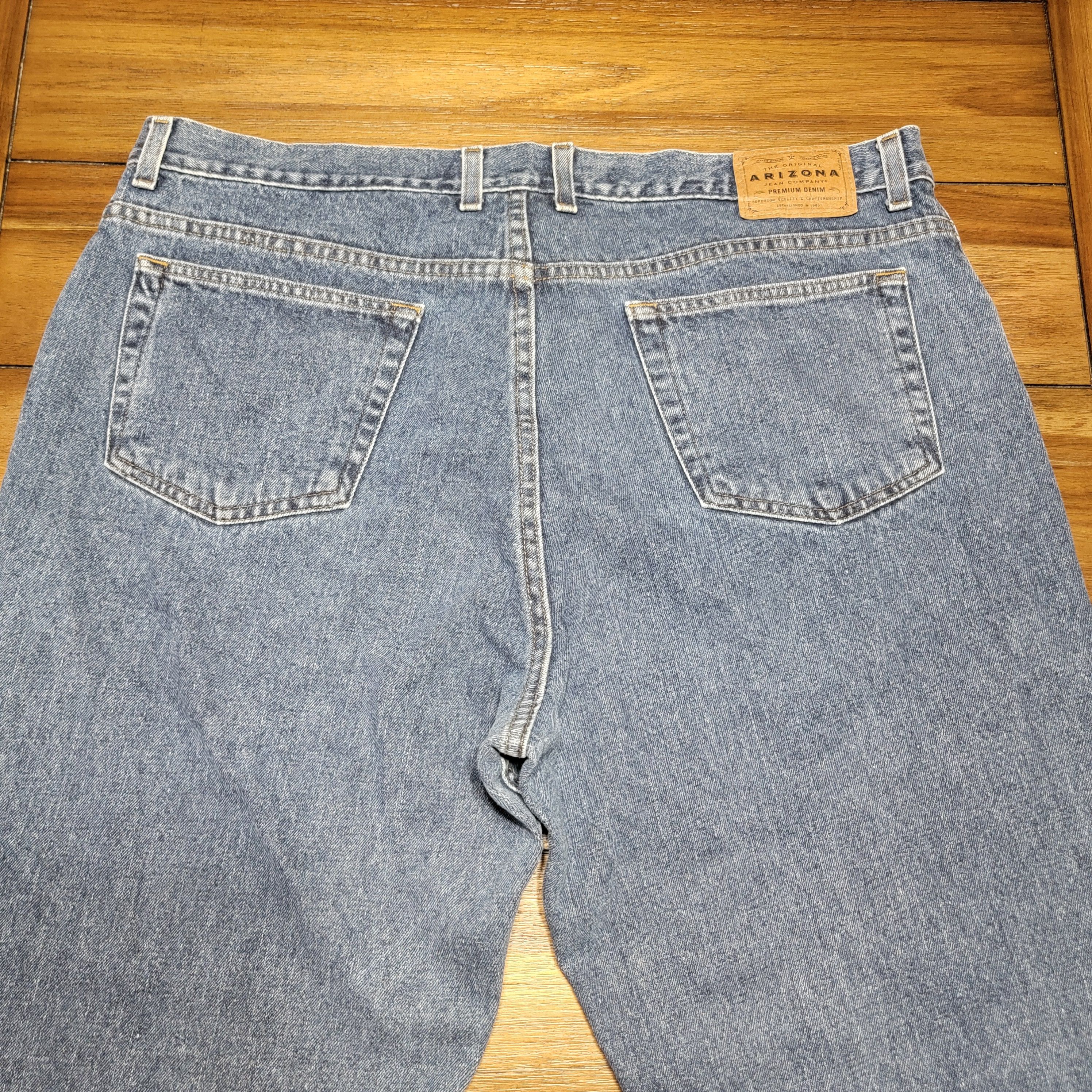 Arizona Jean Co. Arizona Premium Denim Relaxed Fit Jeans - Size 42 X 30 Size US 42 / EU 58 - 4 Thumbnail
