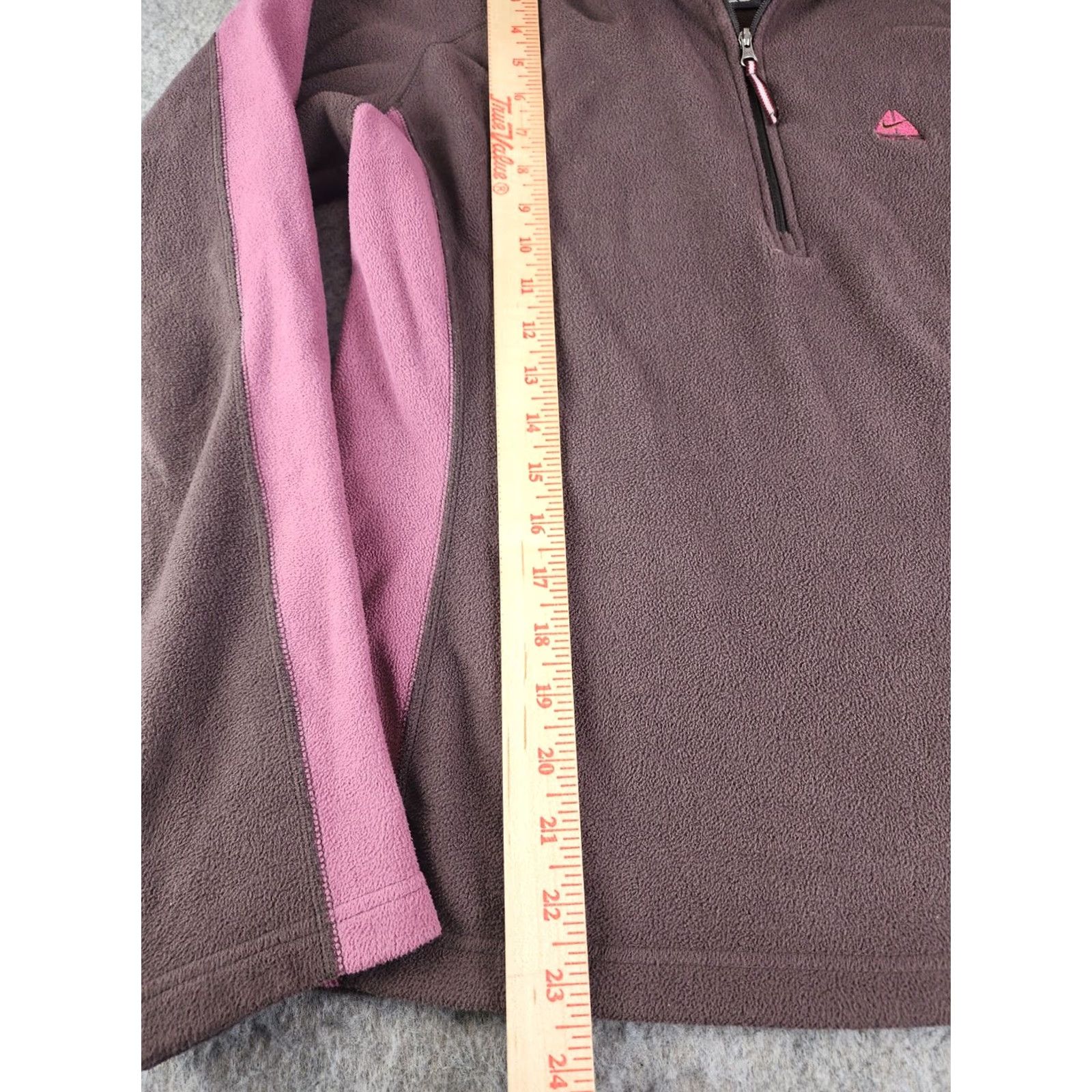 Nike ACG Nike ACG Women 1/4 Zip Fleece Pullover Sweatshirt Size M Polyester Brown Pink Hiking Outdoors Athletic Size M / US 6-8 / IT 42-44 - 6 Thumbnail