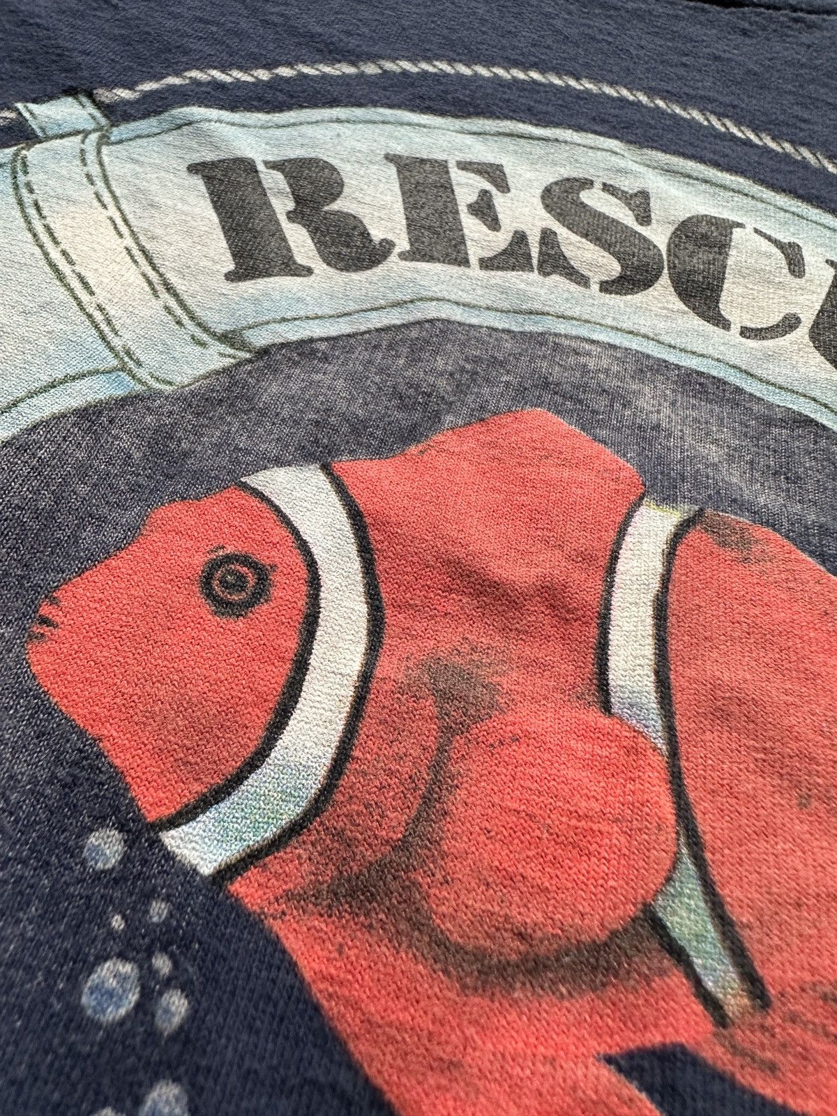 Vintage Vintage 90s Rescue the Reef Graphic Tee Size US L / EU 52-54 / 3 - 3 Thumbnail