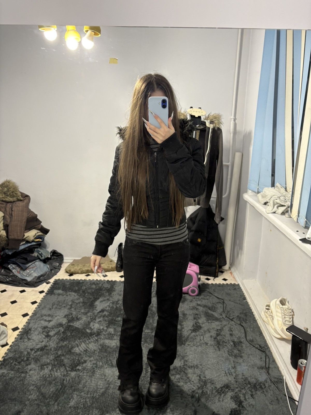 If Six Was Nine 00s LGB If Six Was Nine Style Multi Faux Fur Jacket Size M / US 6-8 / IT 42-44 - 7 Thumbnail