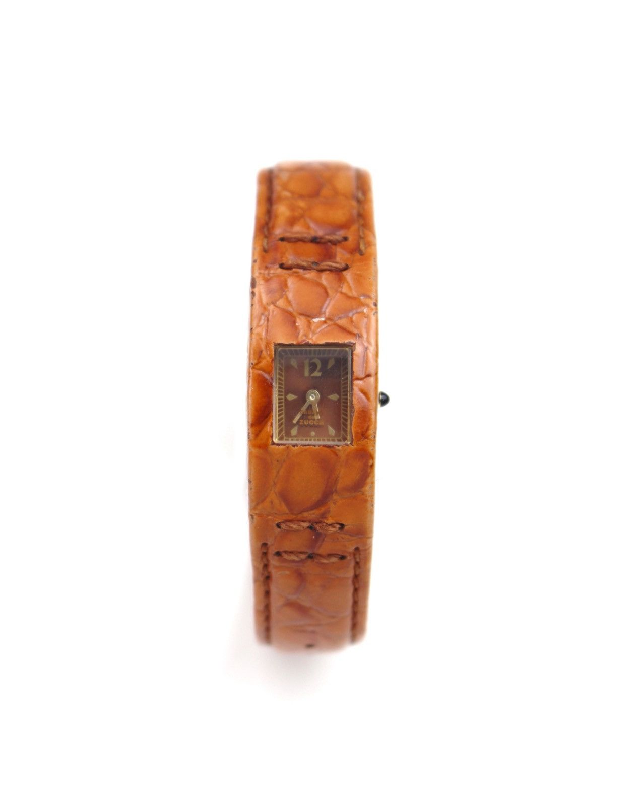 Issey Miyake × Seiko 1996 CABANE DE ZUCCA “CHEWING GUM” CROCO-EMBOSSED WATCH Size ONE SIZE - 2 Thumbnail