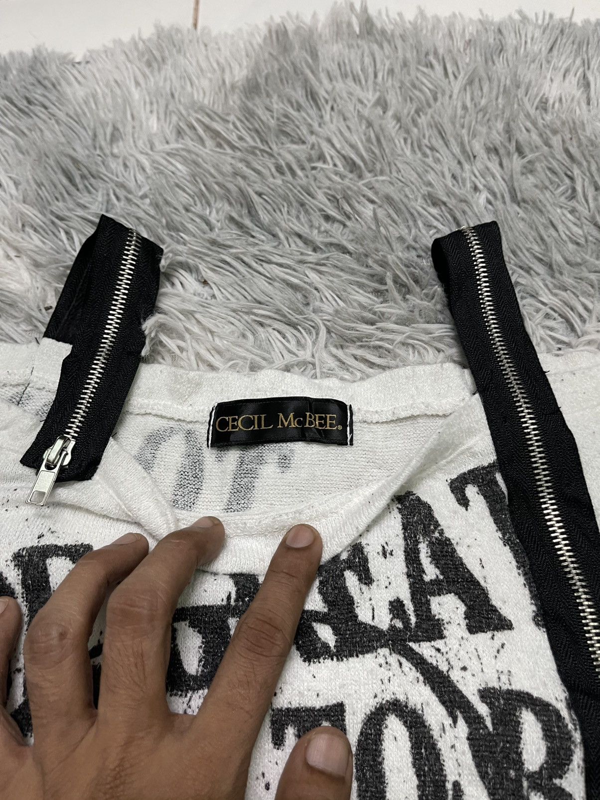 If Six Was Nine 2000s IF SIX WAS NINE INSPIRED BRAND CECIL MCBEE RARE SKULL Size M / US 6-8 / IT 42-44 - 8 Thumbnail