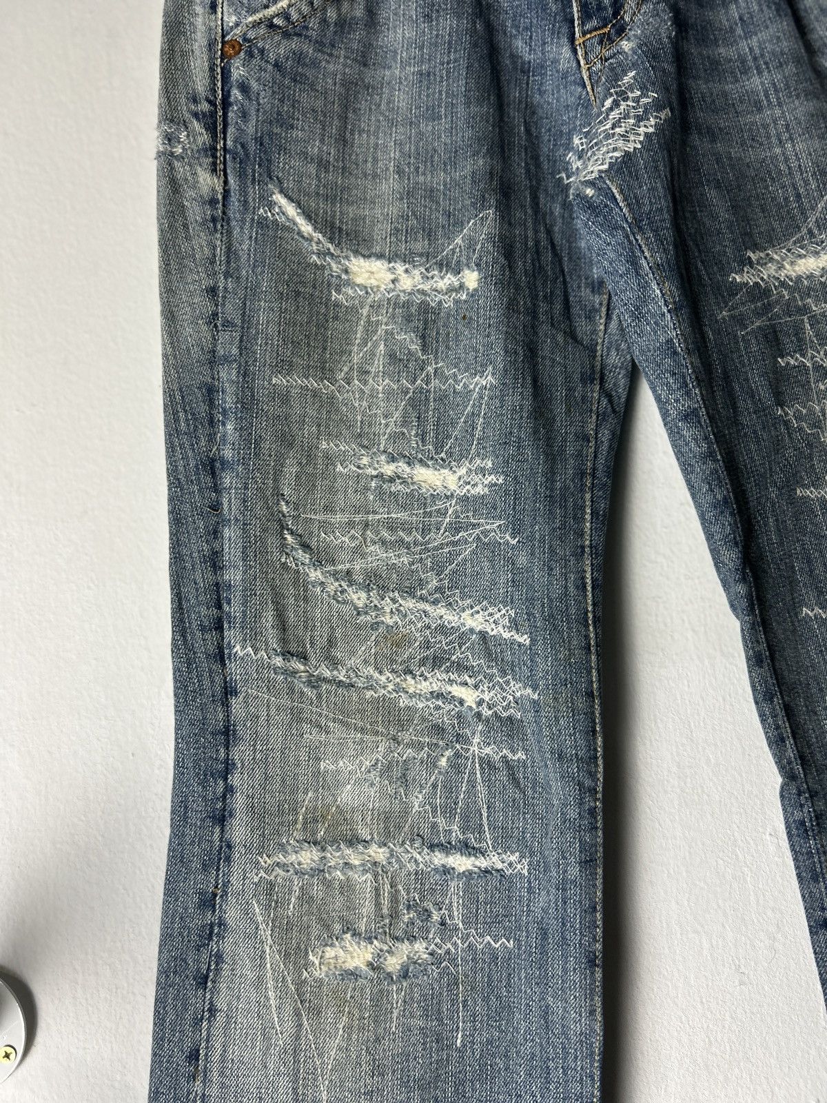 Hysteric Glamour Rag Recycle Denim Jeans Sick Design Japan style Size US 30 / EU 46 - 4 Thumbnail