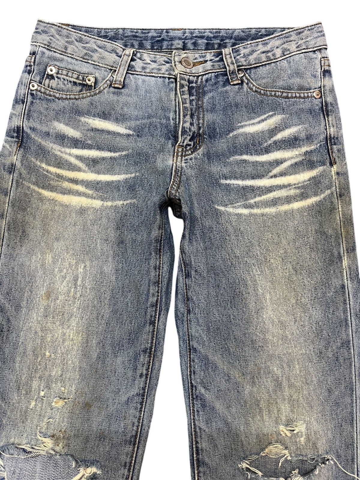 Japanese Brand × Vintage Vintage Japanese Brand Flare Distressed Denim Size US 29 - 2 Thumbnail