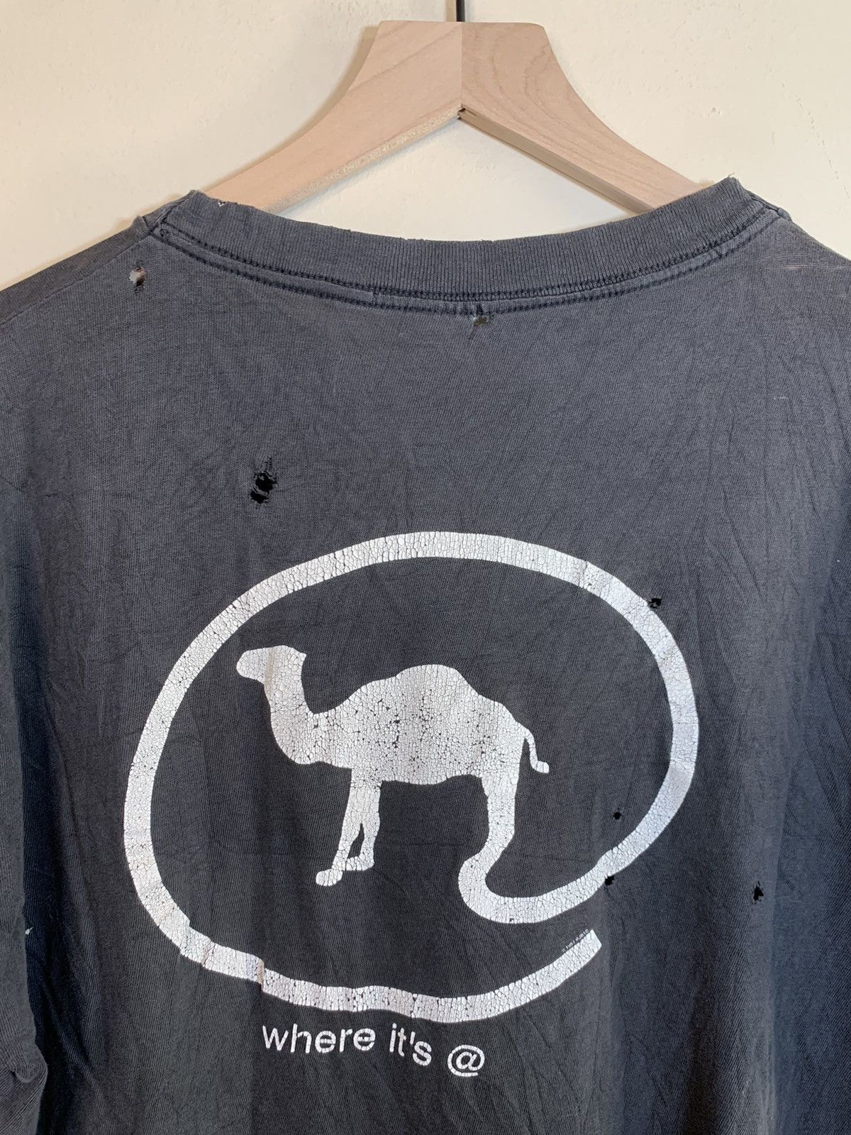 Camel RARE Vintage Camel Where Its @ Single Stitch Cigarette Shirt Size US XL / EU 56 / 4 - 3 Thumbnail