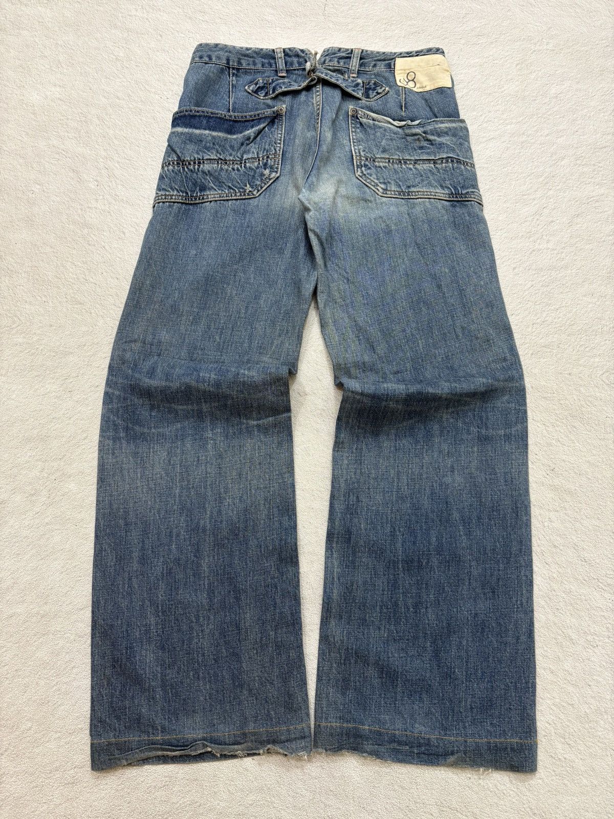 Number (N)ine 2000s johnbull japan Baggy flared denim y2k style Size US 32 / EU 48 - 8 Thumbnail
