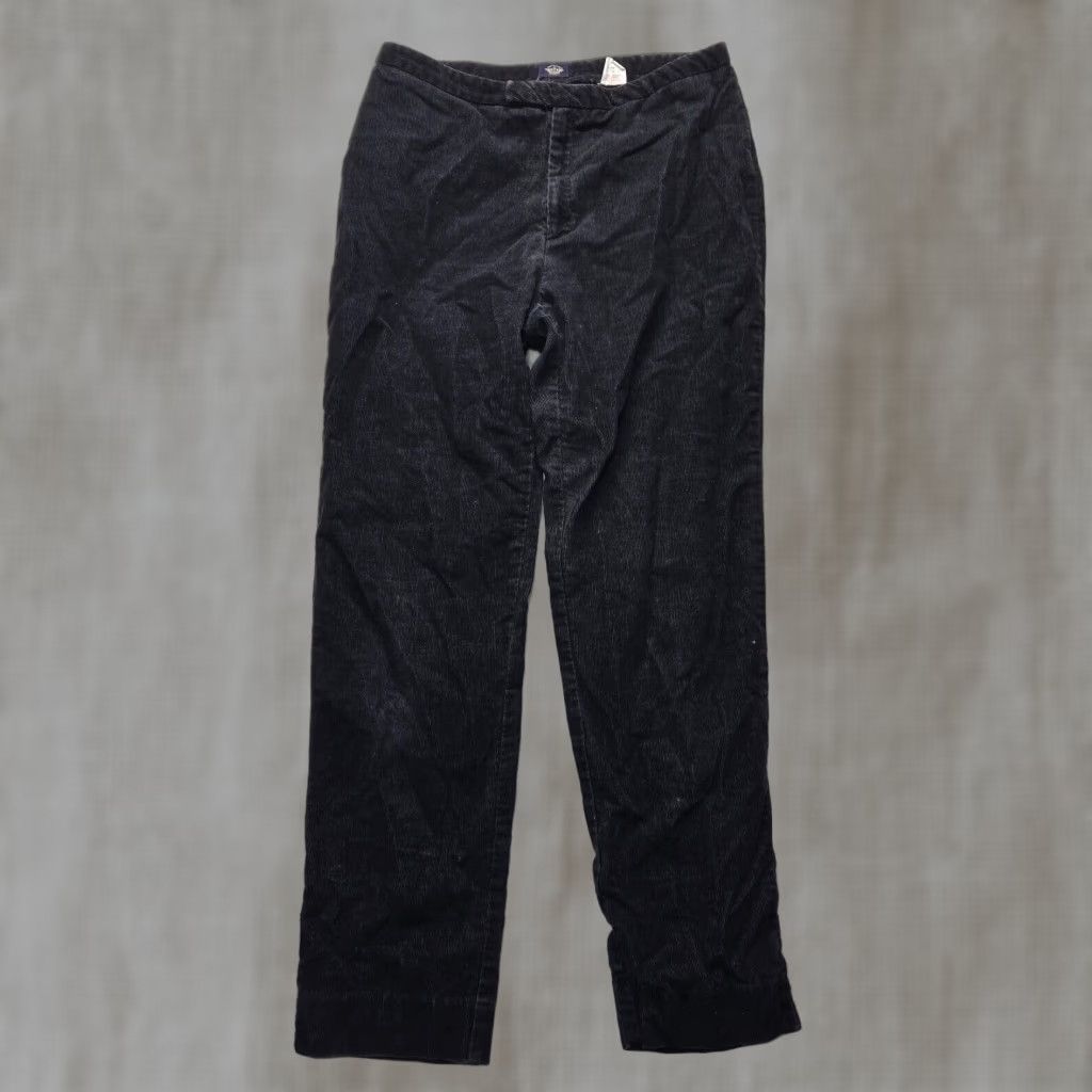 Dockers Dockers Womens Solid Black High Rise Flat Front Khakis Pants Size 10 Extra Large Size 32" / US 10 / IT 46 - 1 Thumbnail