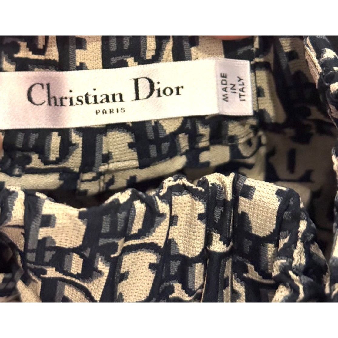 Dior Christian Dior Monogram Print Wrap Skirt With Buckle Detail Size 38" / US 16 / IT 52 - 10 Thumbnail