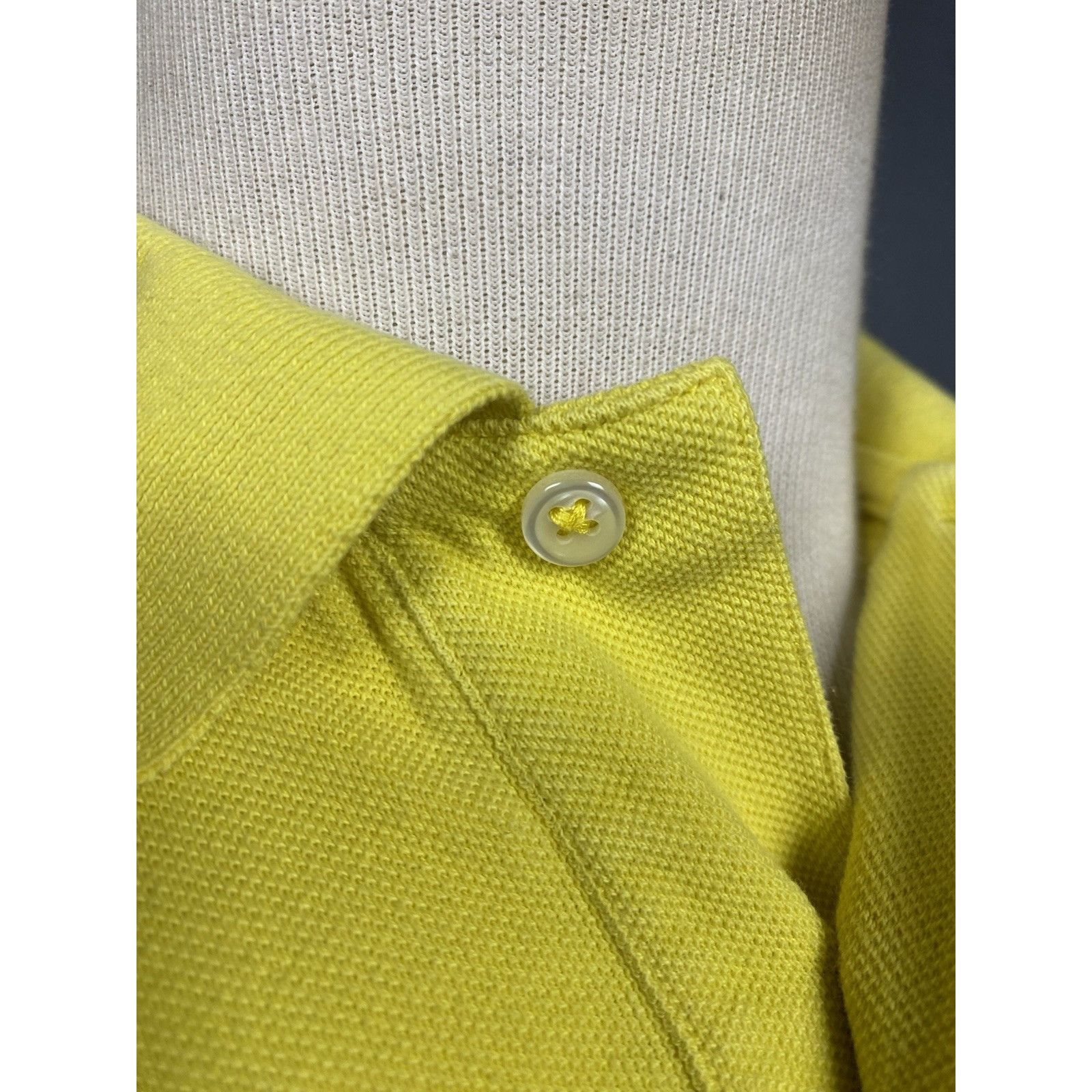 Ralph Lauren Polo by Ralph Lauren Vintage Men's Yellow Polo T-Shirt Size Size US L / EU 52-54 / 3 - 10 Thumbnail