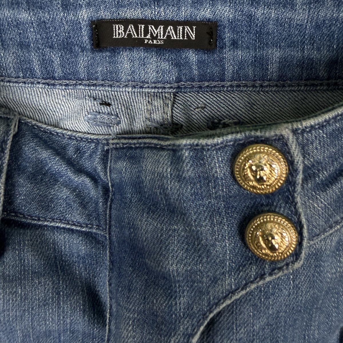 Balmain Balmain biker denim Size US 31 - 3 Thumbnail