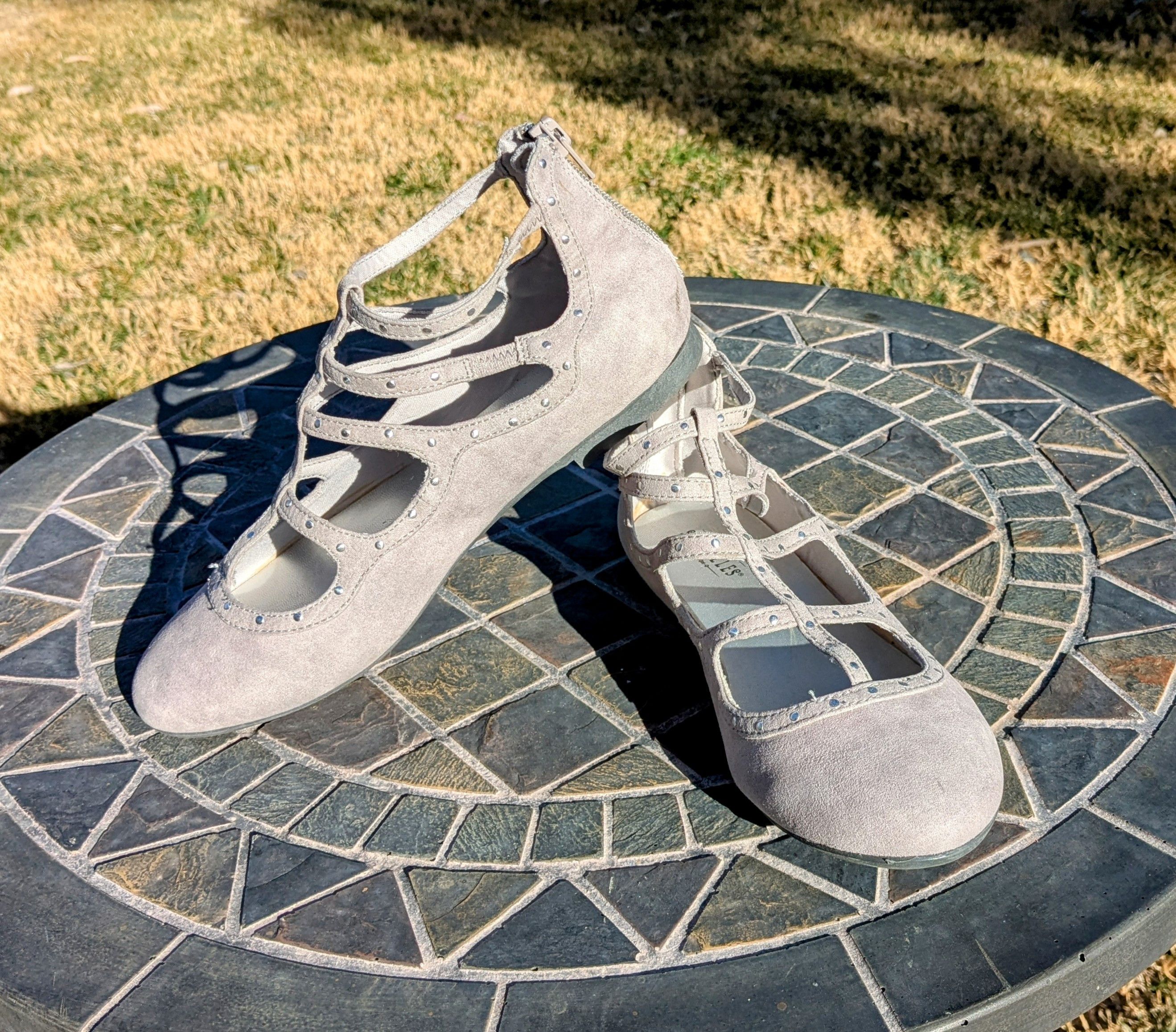 Seychelles Seychelles Double Ankle T-Strap Ballerina Shoe/Sandal Flats Size US 5 / IT 35 - 1 Thumbnail