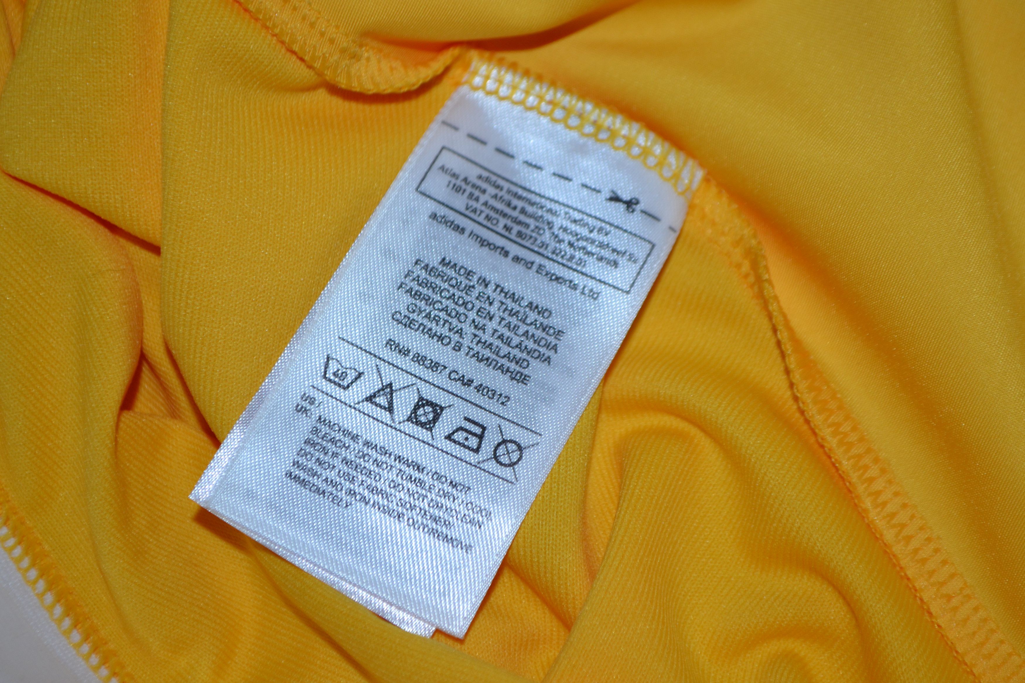 Adidas Ukraine 2012 Player Issue Home Kit Shirt Jersey Techfit Size US XL / EU 56 / 4 - 7 Thumbnail
