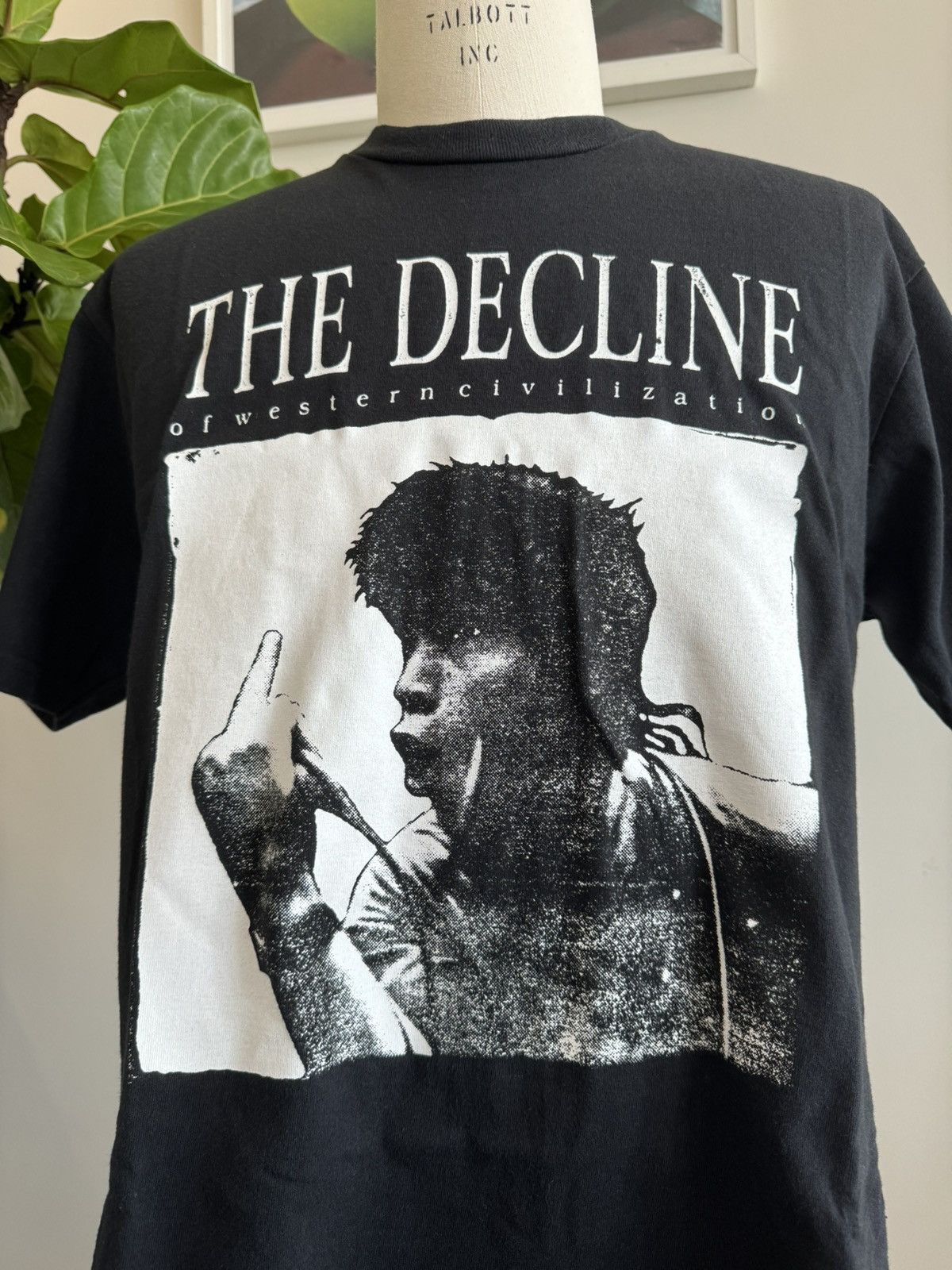 image of Fw17 Supreme “The Decline Of Western Civilization” Tee L in Black, Men's (Size Large)