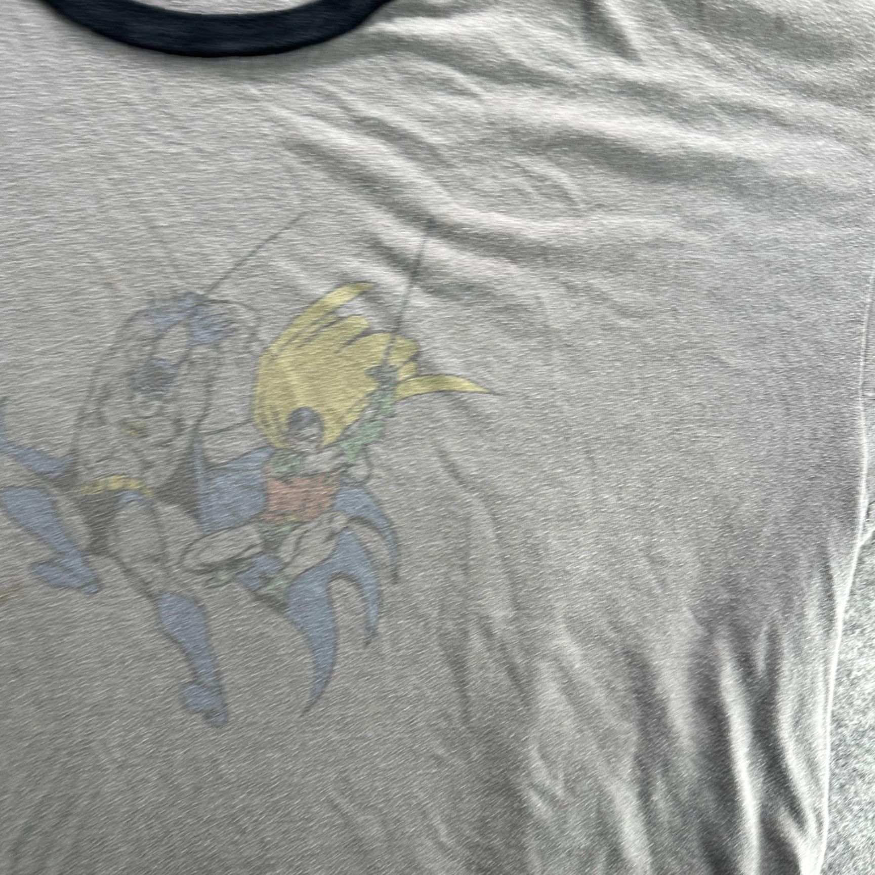 Vintage VINTAGE Batman & Robin Shirt Mens XL Gray Ringer 00s Graphic Print DC Comics Made in USA Mens Size US XL / EU 56 / 4 - 5 Thumbnail