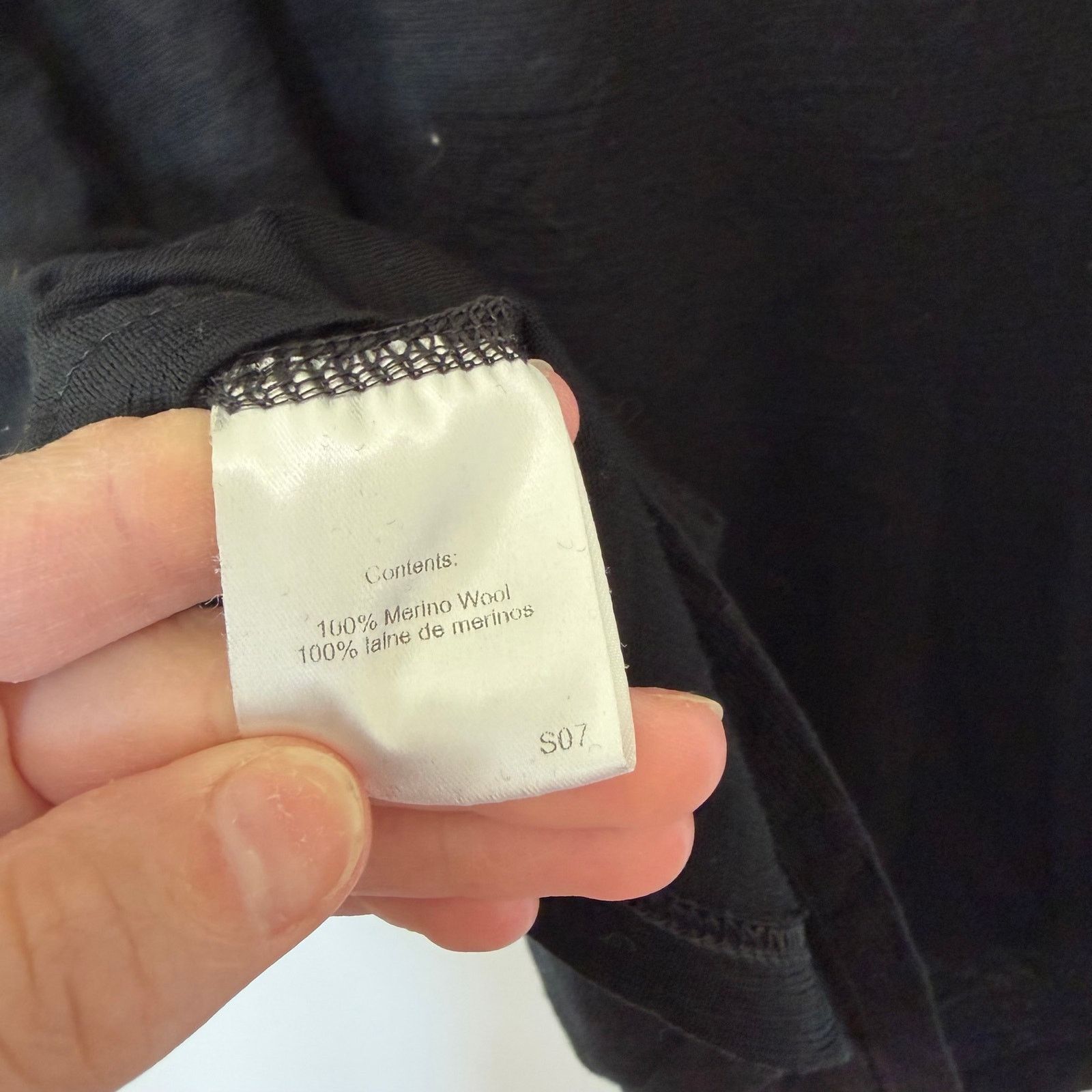Smartwool Smartwool Black 100% Merino Wool Quarter Zip Shirt Sz XL Size US XL / EU 56 / 4 - 4 Thumbnail