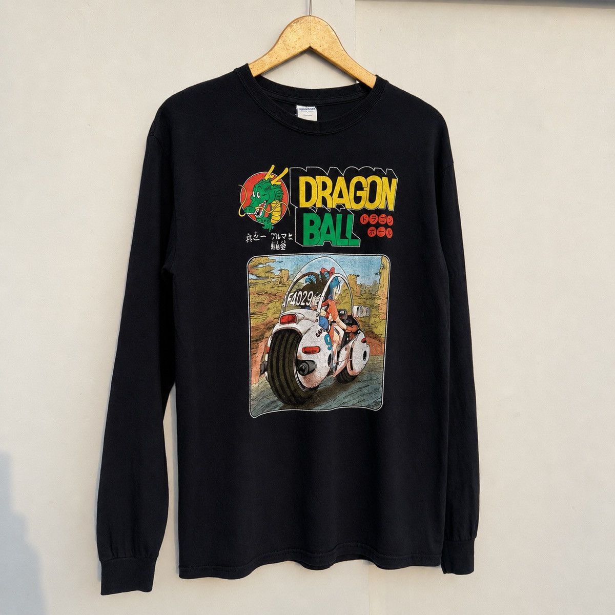 Vintage Dragon Ball Bulma Bike Long Sleeve Tee Size US M / EU 48-50 / 2 - 2 Thumbnail